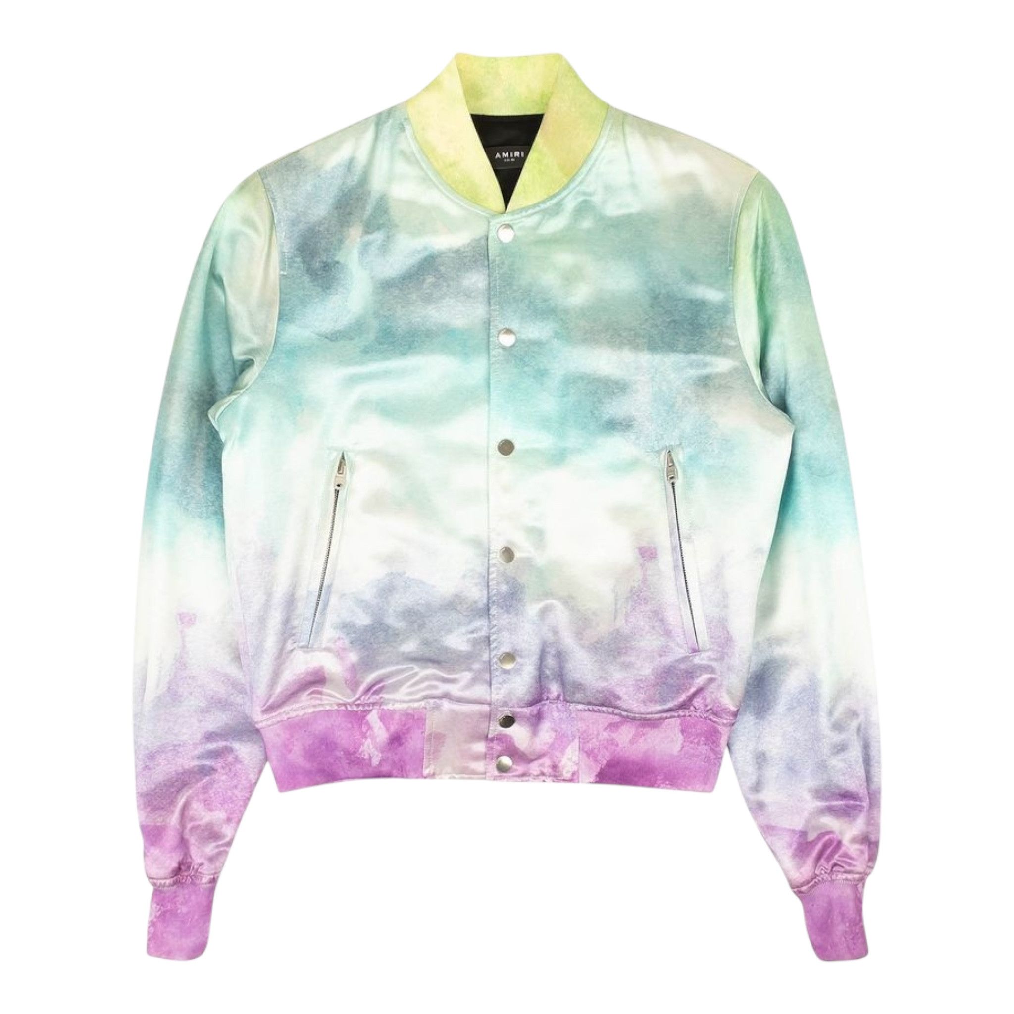 Amiri Amiri Watercolor Print Bomber Jacket Multi Size US M / EU 48-50 / 2 - 1 Thumbnail