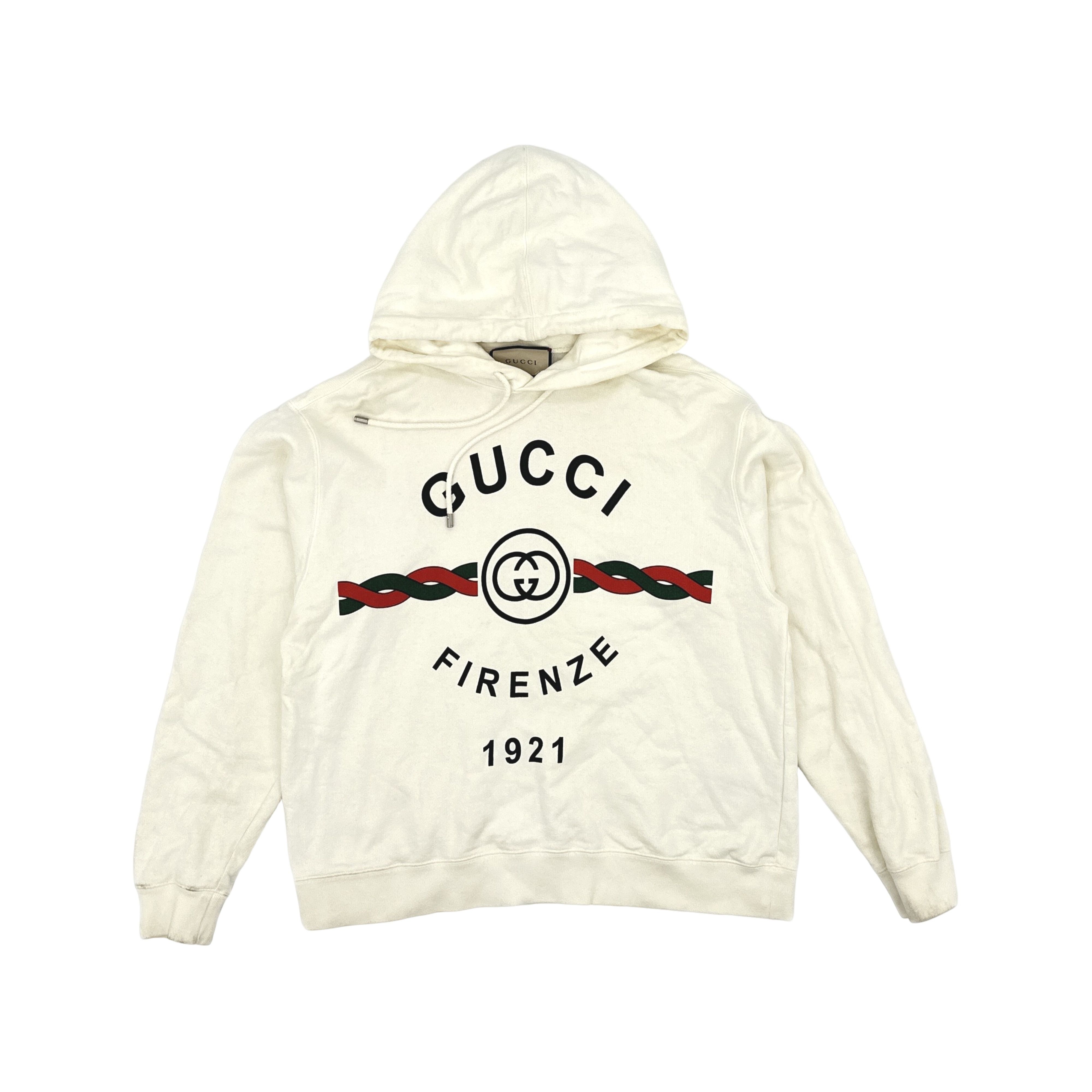 Gucci Gucci 1921 Logo Print Hoodie S Size US S / EU 44-46 / 1 - 1 Thumbnail