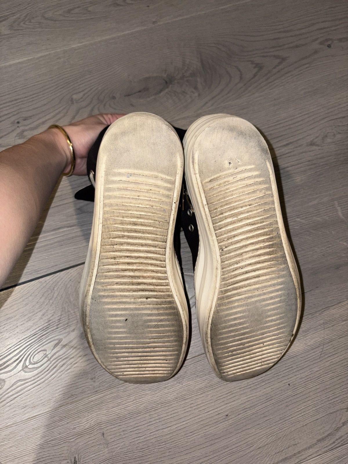 Rick Owens Rick Owen Ramons Double Bumper Pentagram Sneakers Size US 10 / EU 43 - 6 Thumbnail
