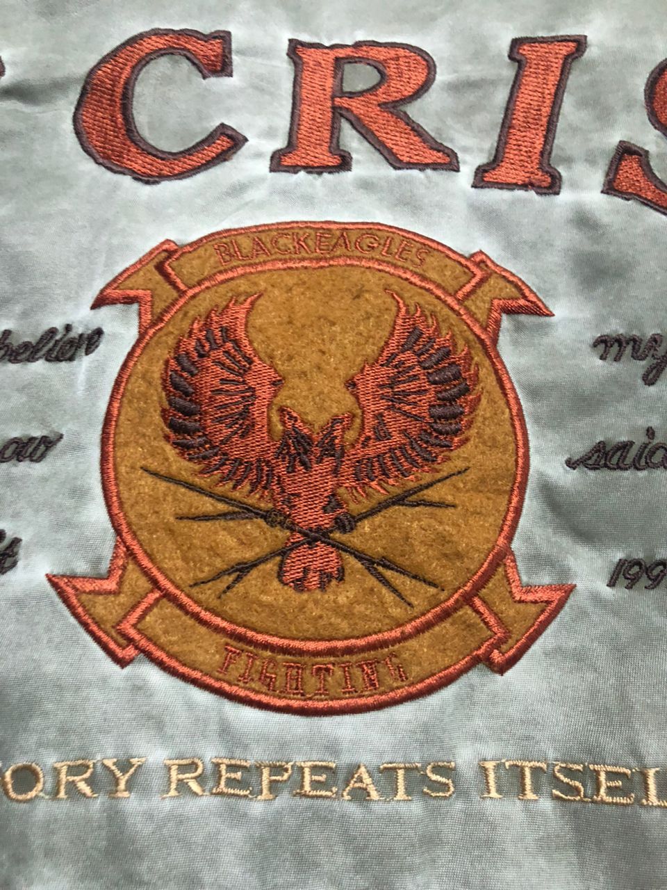Sports Specialties My Crisis Beyond Horizon Black Eagle Fighting Bomber Jacket Size US M / EU 48-50 / 2 - 7 Thumbnail
