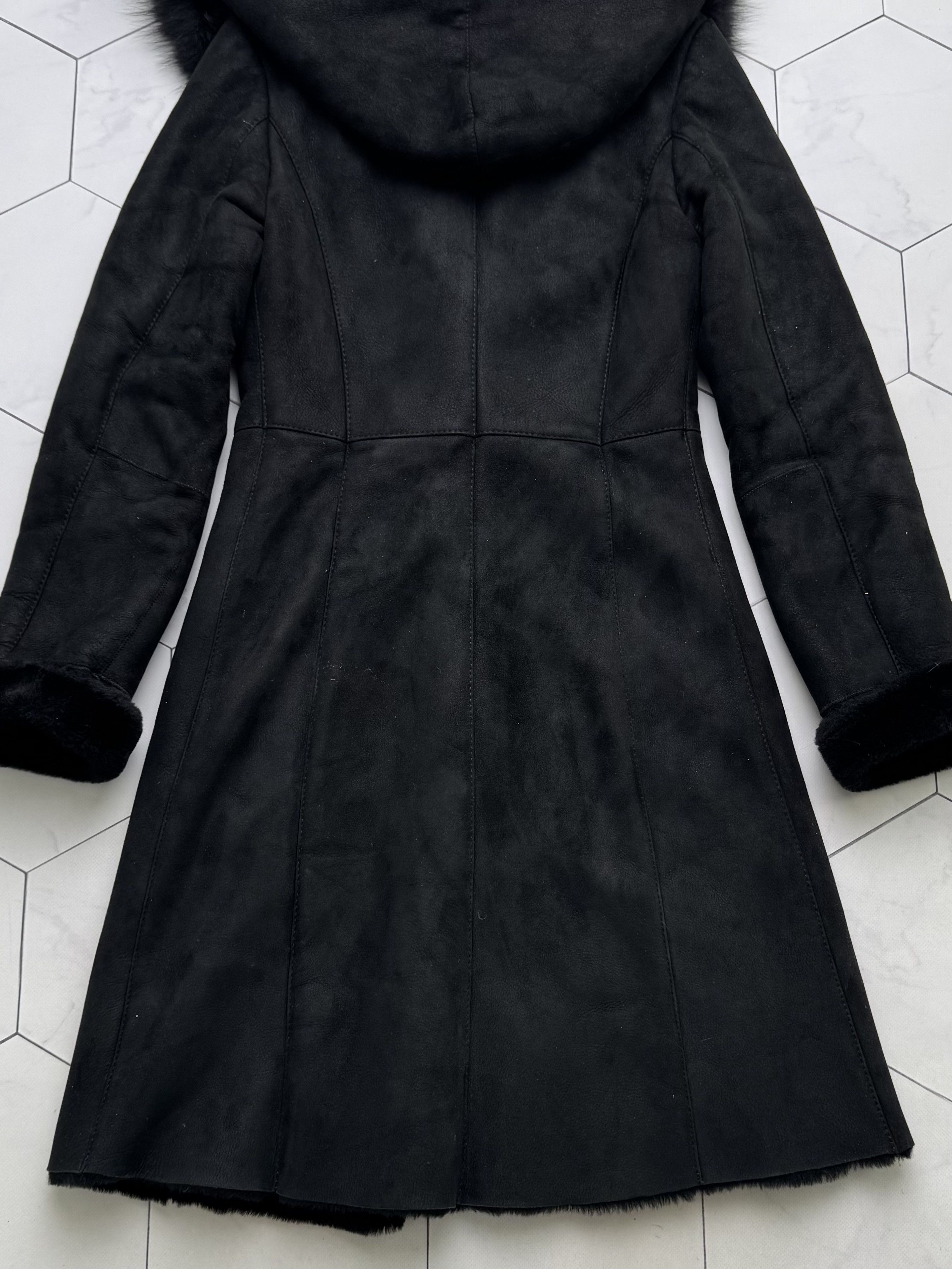 Vintage Vintage Real Sheepskin Coat Hooded Shearling Leather Coat B4 Size S / US 4 / IT 40 - 14 Thumbnail