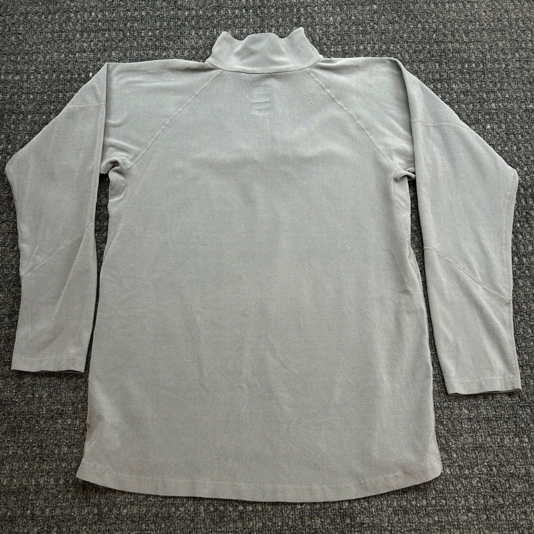 Burton Burton Base Layer Quarter Zip Long Sleeve Shirt L Gray Snow Snowboard Warm Men's Regular Size US L / EU 52-54 / 3 - 4 Thumbnail
