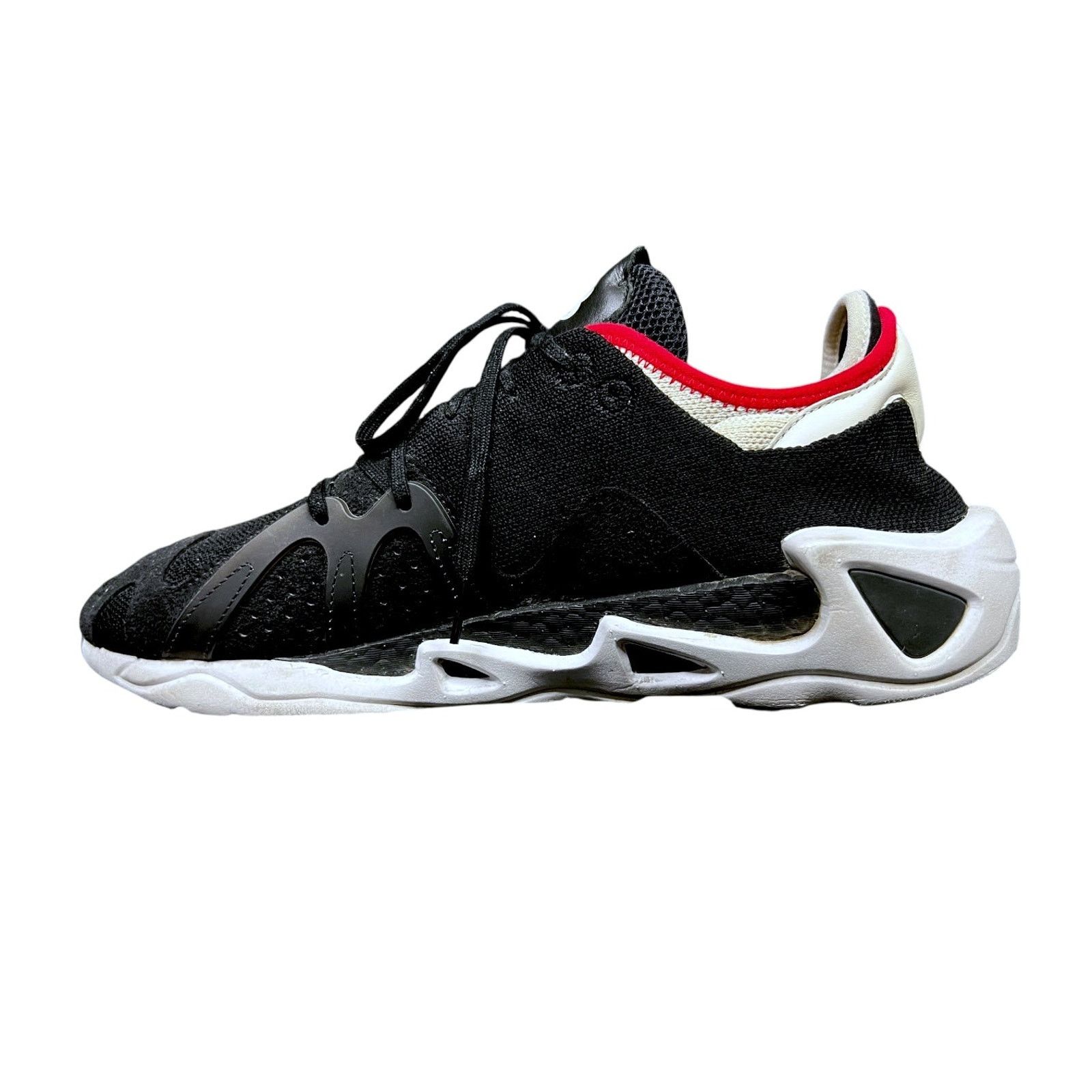 Y-3 Y-3 Yohji Yamamoto Mens 12.5 FYW S-97 Black Scarlet Sneakers Size US 12.5 / EU 45-46 - 6 Thumbnail
