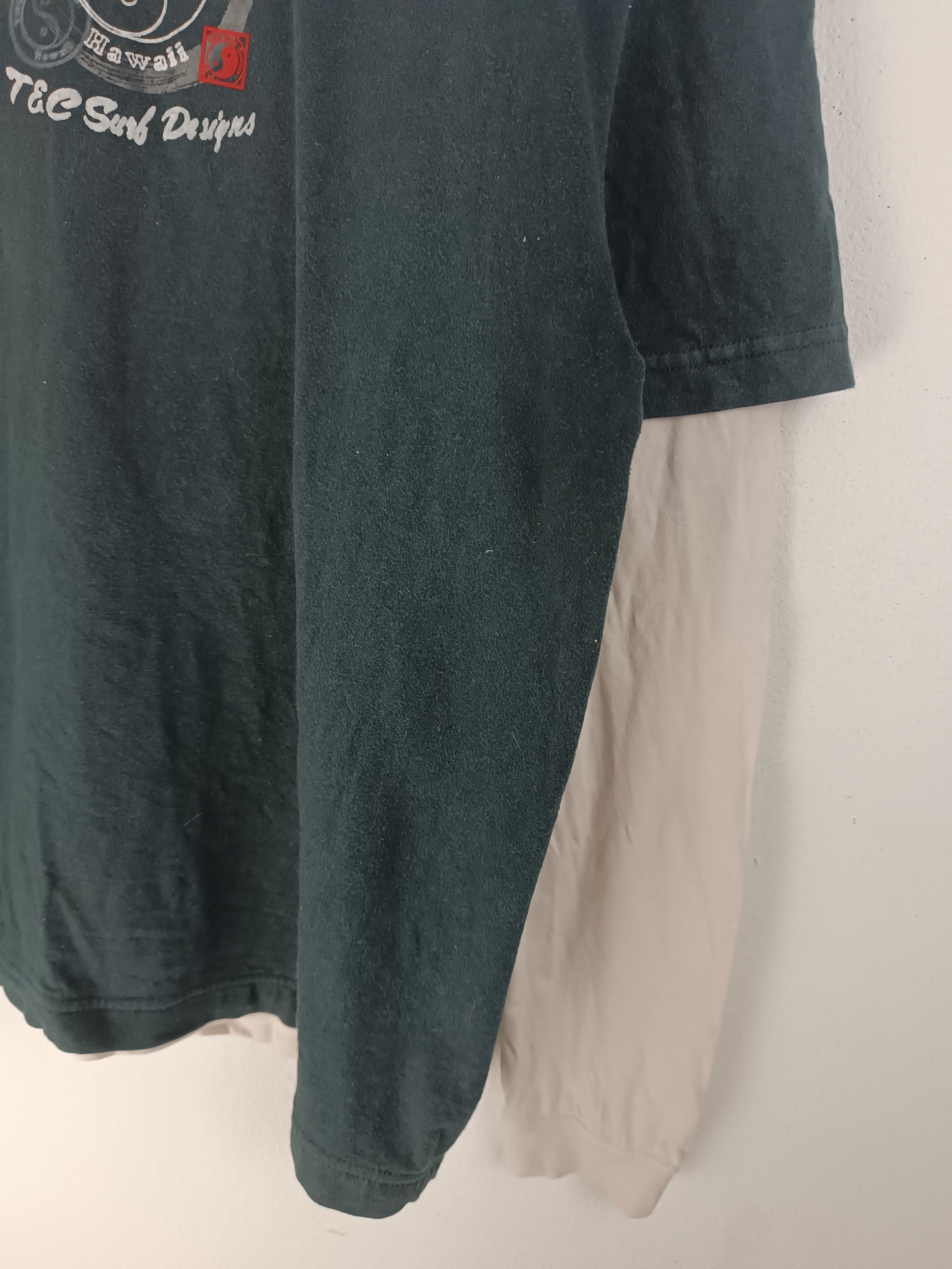 Vintage THRASHED FADED VINTAGE Y2K T&C DOUBLE LAYER LONGSLEEVE LGB Size US M / EU 48-50 / 2 - 6 Thumbnail