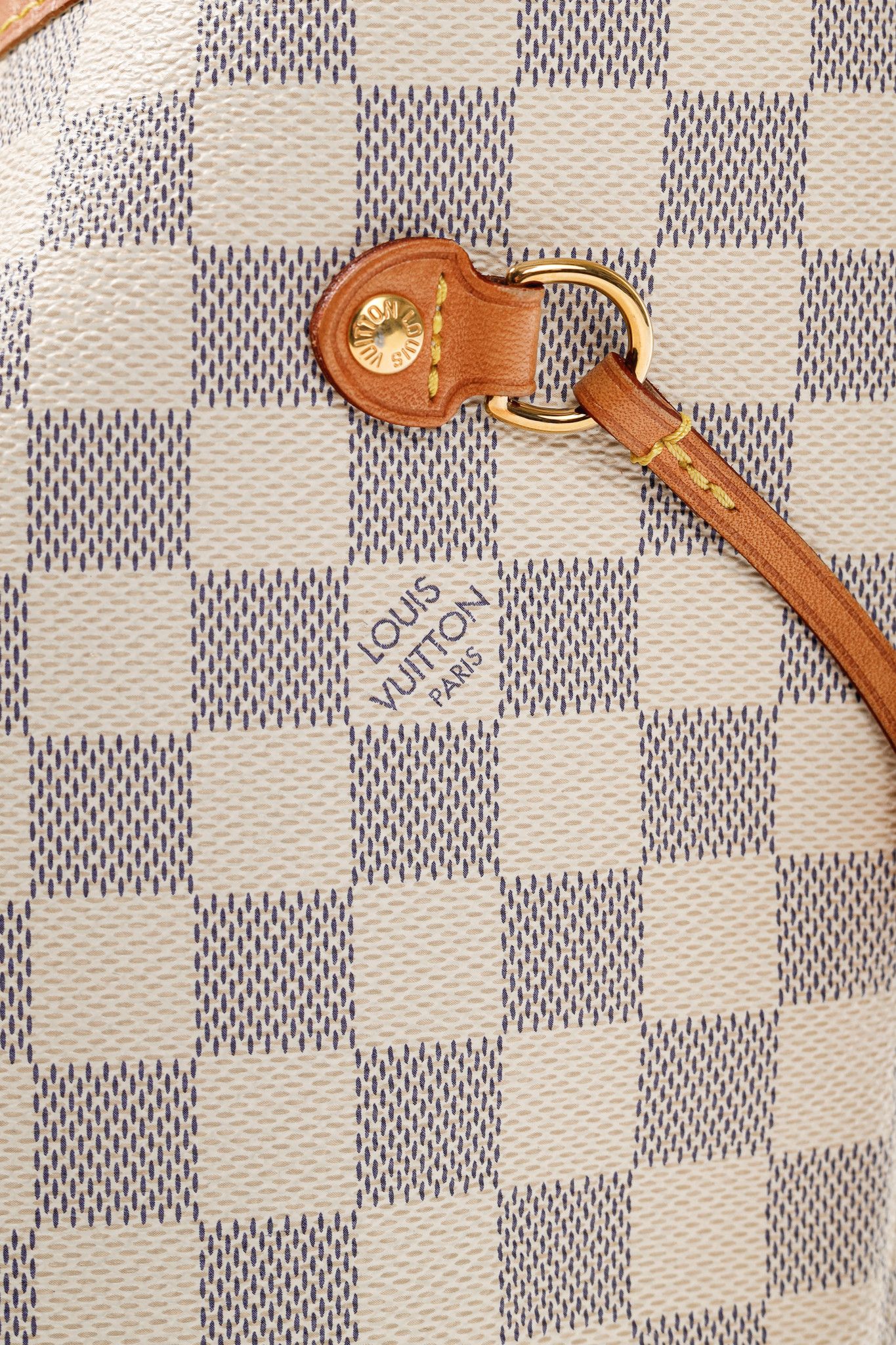 Louis Vuitton Louis Vuitton Neverfull MM Damier Azur Canvas Tote Size ONE SIZE - 10 Thumbnail