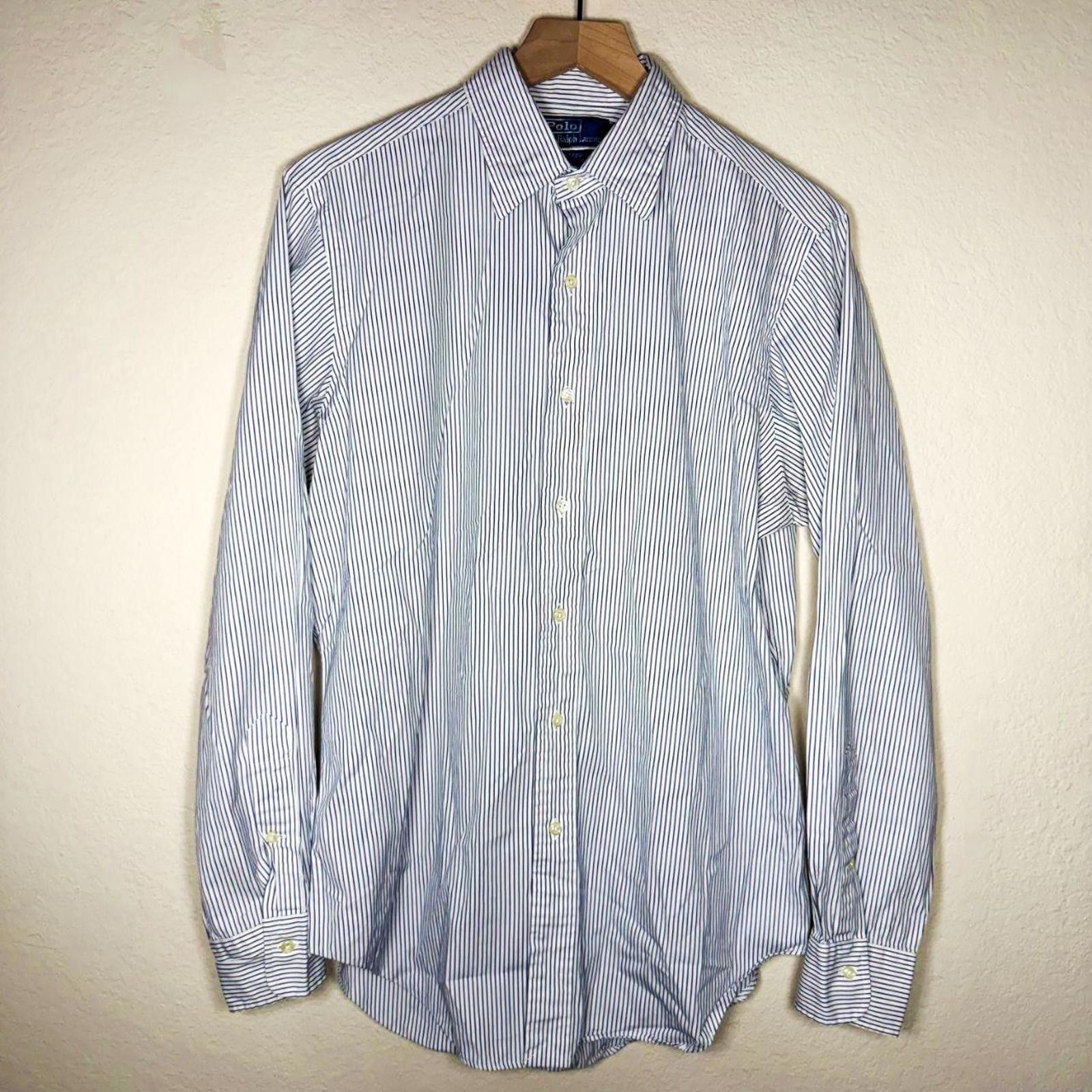 Lauren Ralph Lauren Ralph Lauren Shirt Men's 15 1/2 White Andrew Classic Fit Size US M / EU 48-50 / 2 - 1 Thumbnail