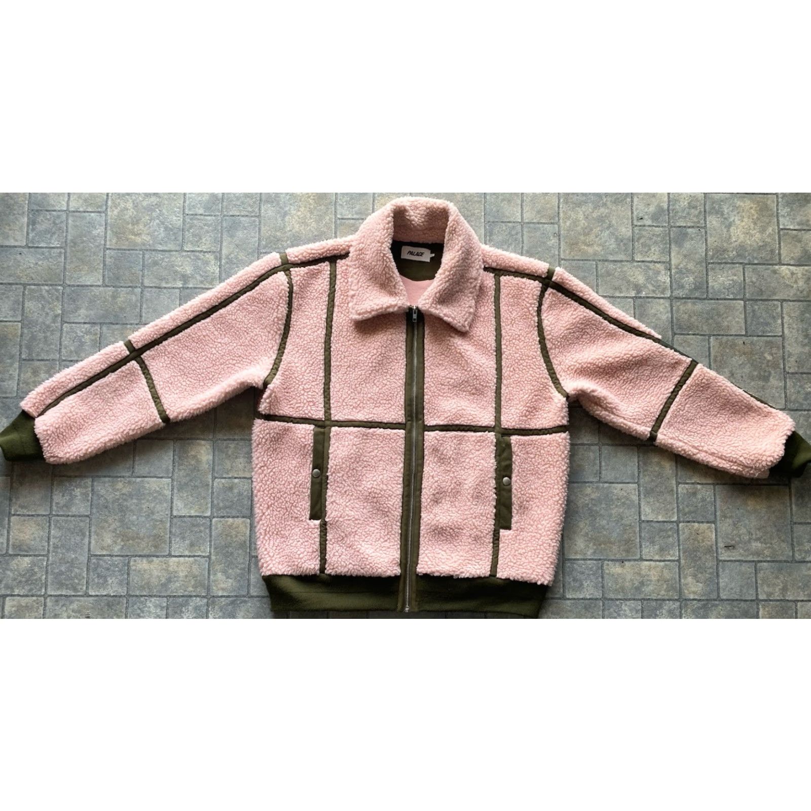 Palace Palace Skateboards Jacket Sherpa Flight Pink Men’s L - Regular Outer Shell Polyester, Pink, Jacket, Men, L Size US L / EU 52-54 / 3 - 2 Thumbnail