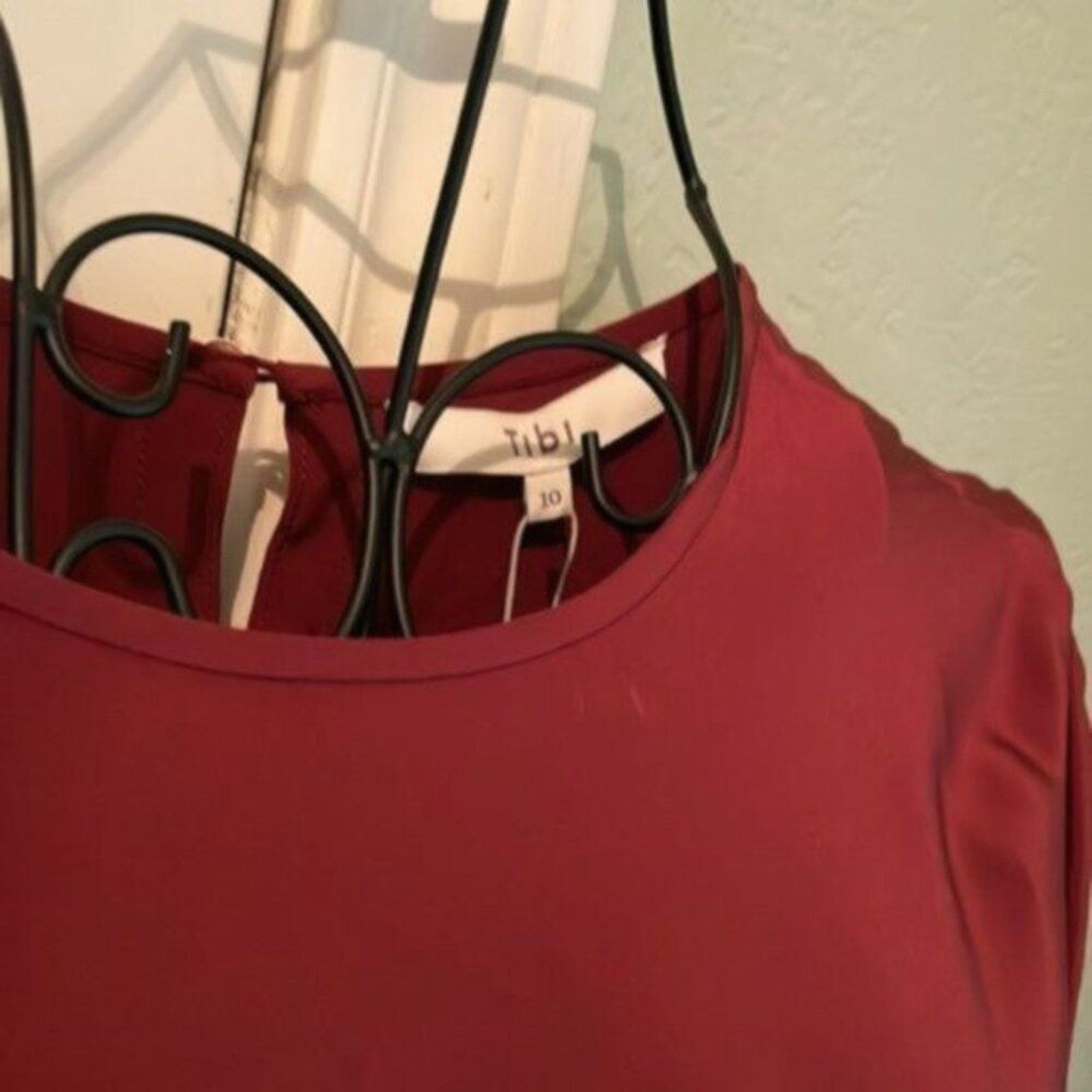 Tibi Tibi Colorblock Silk Sleeve Dress size 10 Size L / US 10 / IT 46 - 7 Thumbnail