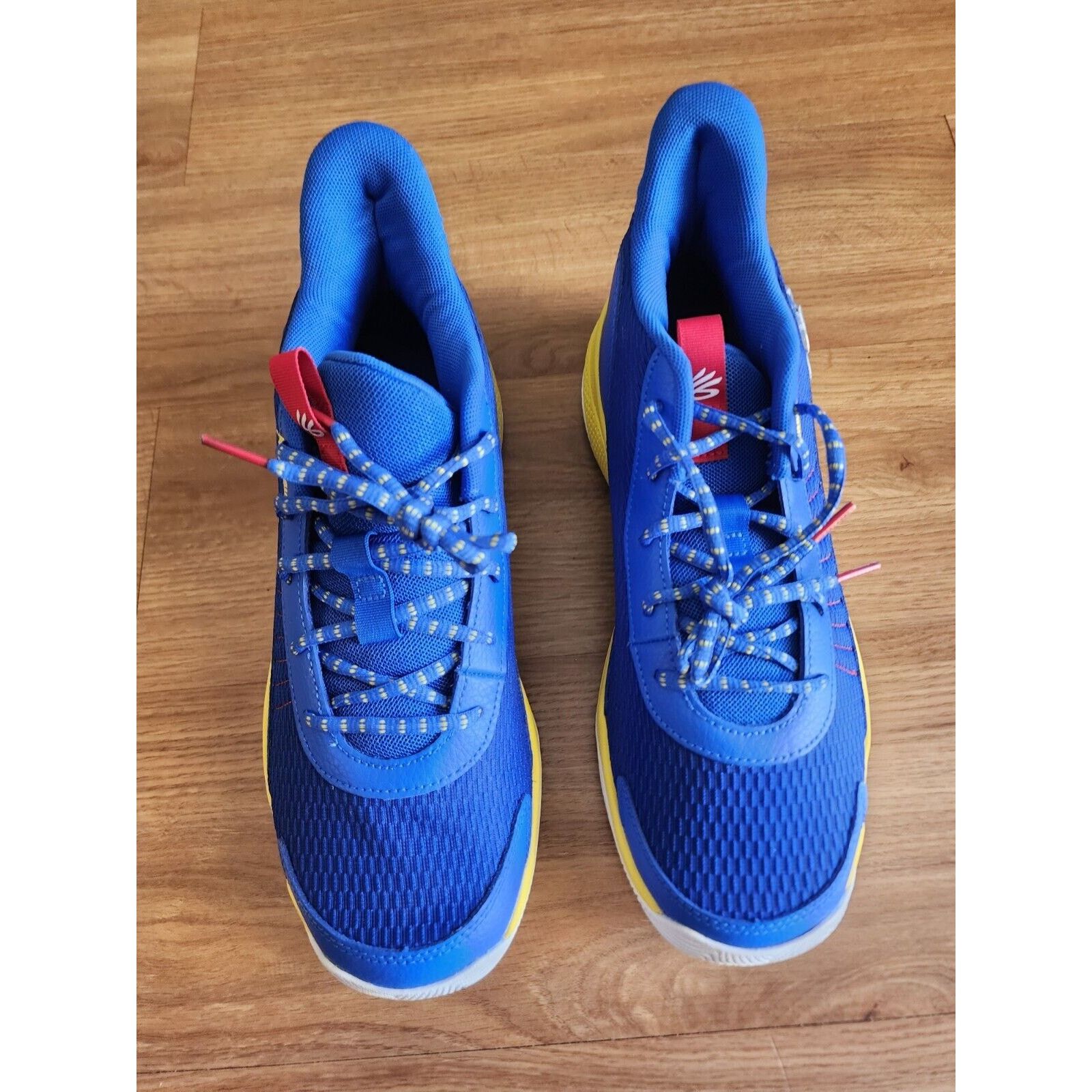 Under Armour Under Armour Curry 3Z7 Basketball10 Warriors Blue Yellow Size US 10 / EU 43 - 4 Thumbnail