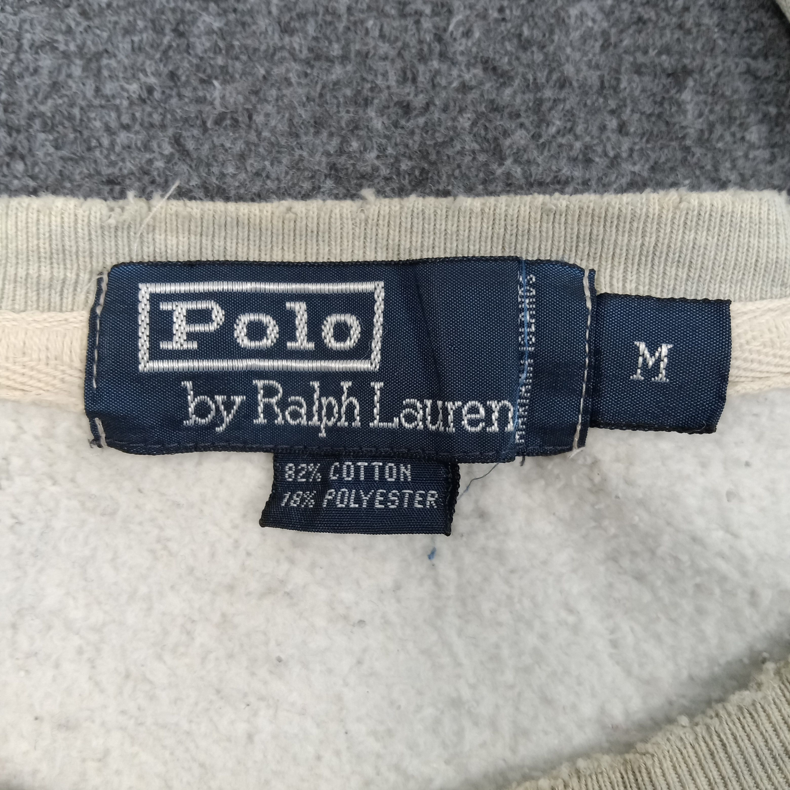 Polo Ralph Lauren × Vintage Polo Bear by Ralph Lauren Distressed Sweatshirt C218N17 Size US XL / EU 56 / 4 - 3 Thumbnail