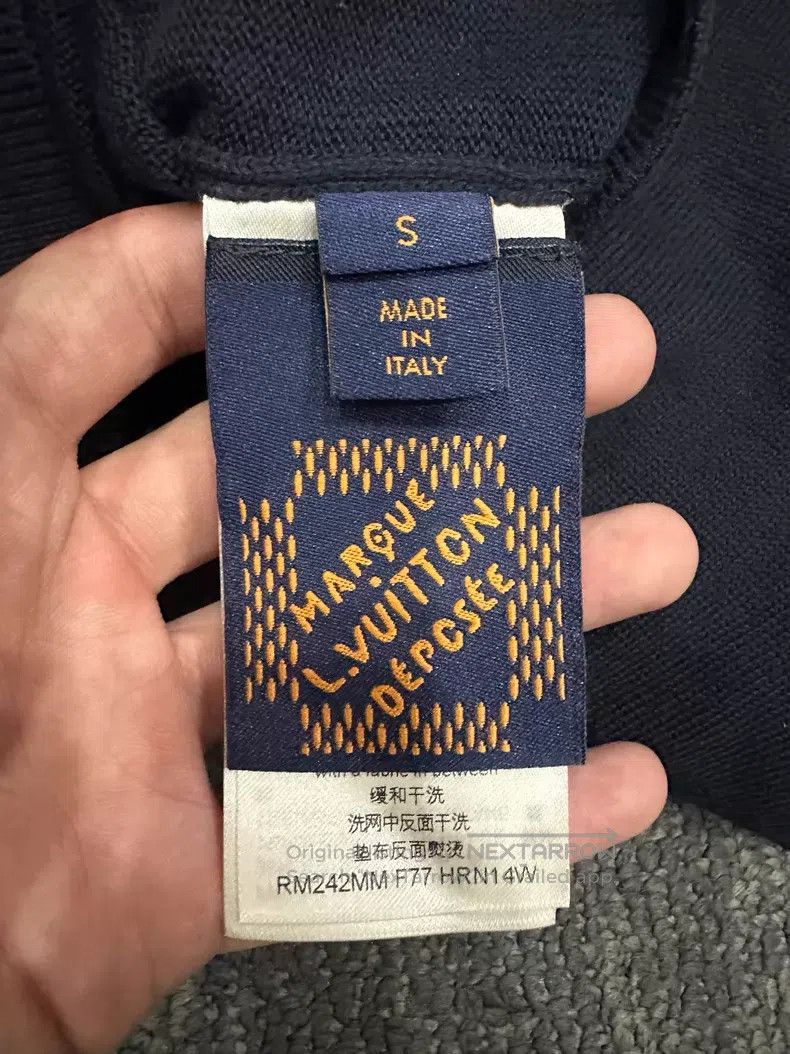 Louis Vuitton Louis Vuitton Blue short-sleeved polo shirt Size US S / EU 44-46 / 1 - 5 Thumbnail