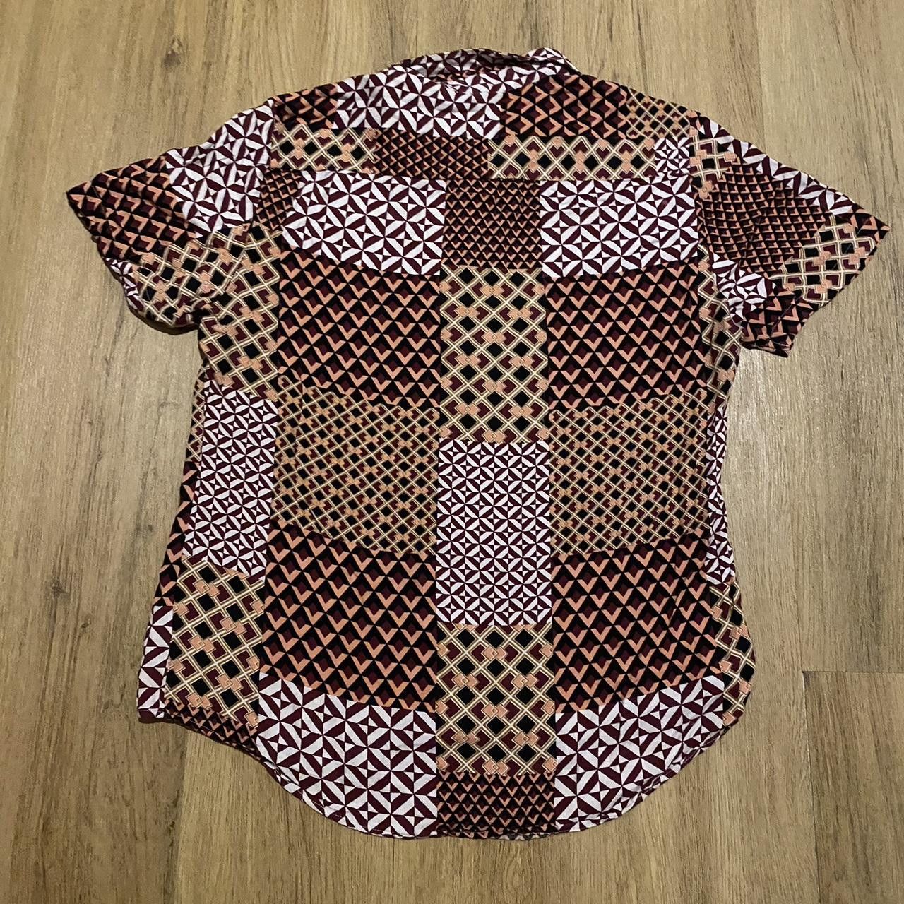 Other Brown and white patterned button-up shirt Size US L / EU 52-54 / 3 - 2 Thumbnail