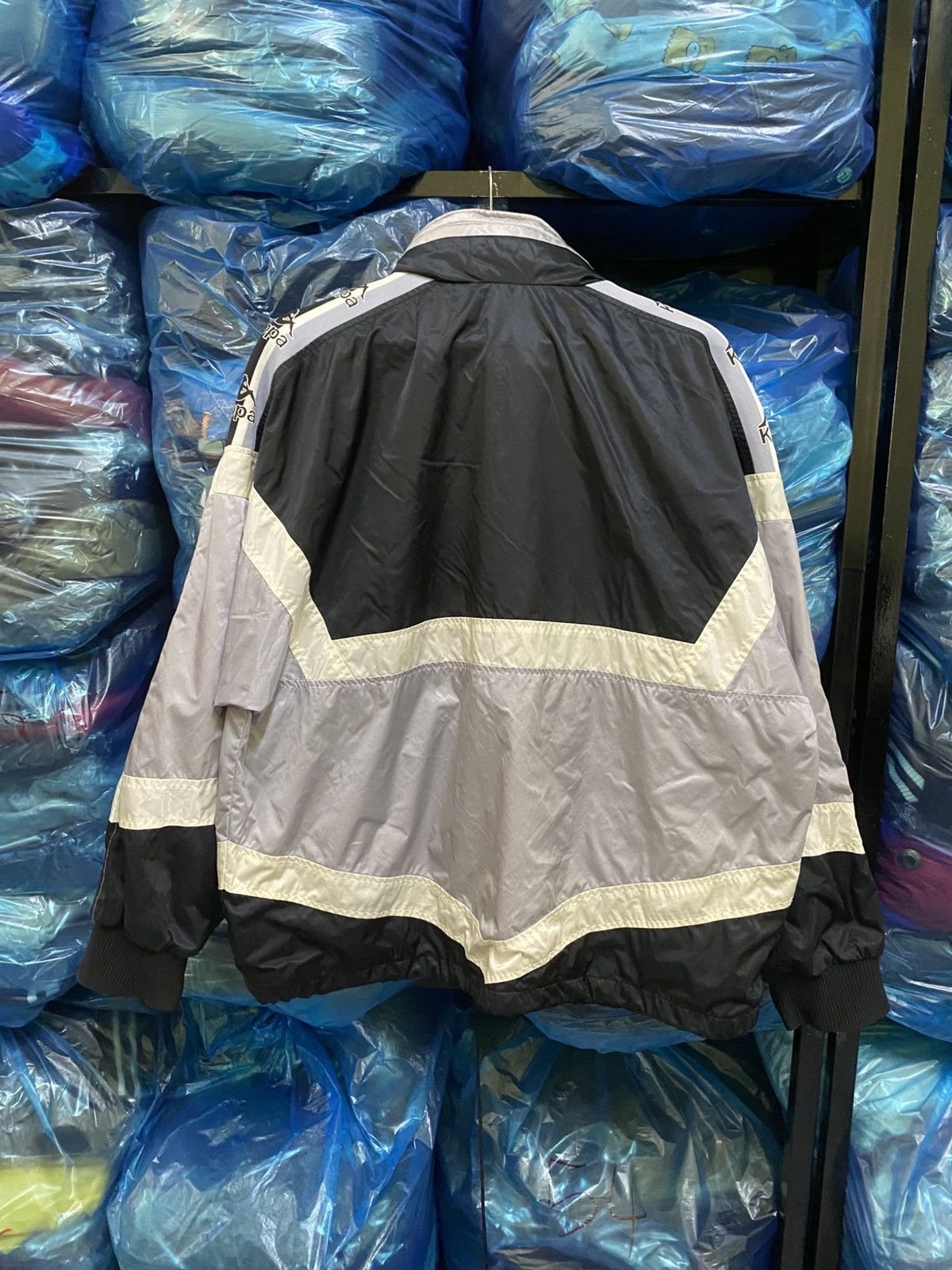 Kappa Vintage Kappa x Juventus Windbreaker Jacket - Black/Grey Size US M / EU 48-50 / 2 - 12 Thumbnail