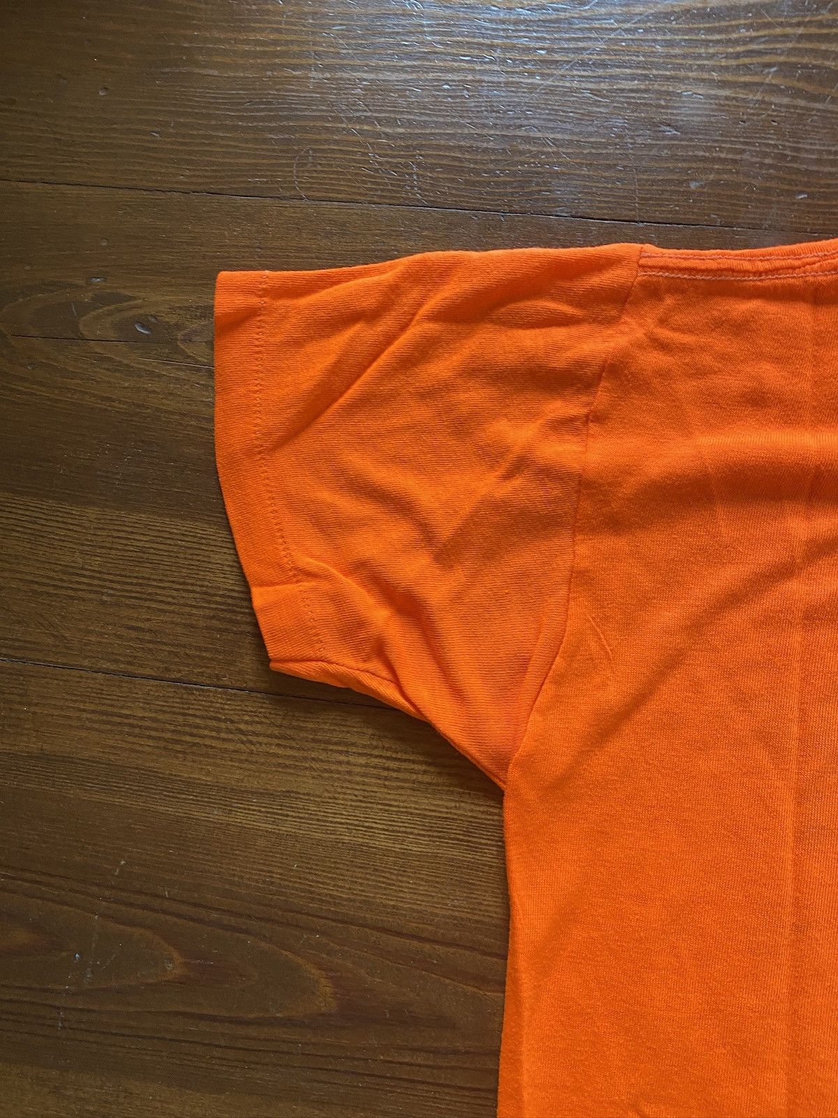 Vintage Vintage 80’s Gear Racewear Moto Orange Single Stitch Tee Size US XXS / EU 40 - 14 Thumbnail