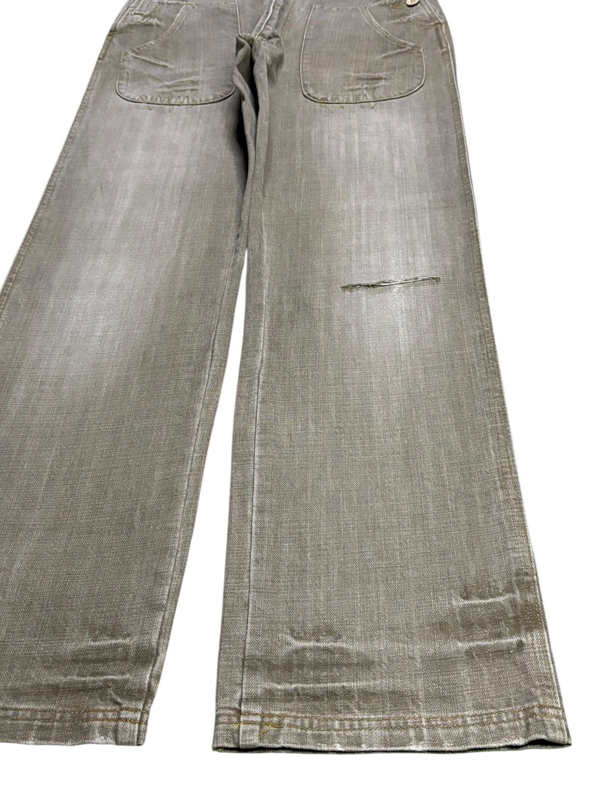 Japanese Brand Vintage Japanese Brand Faded Wash Distressed Loose Jean Size US 32 / EU 48 - 7 Thumbnail