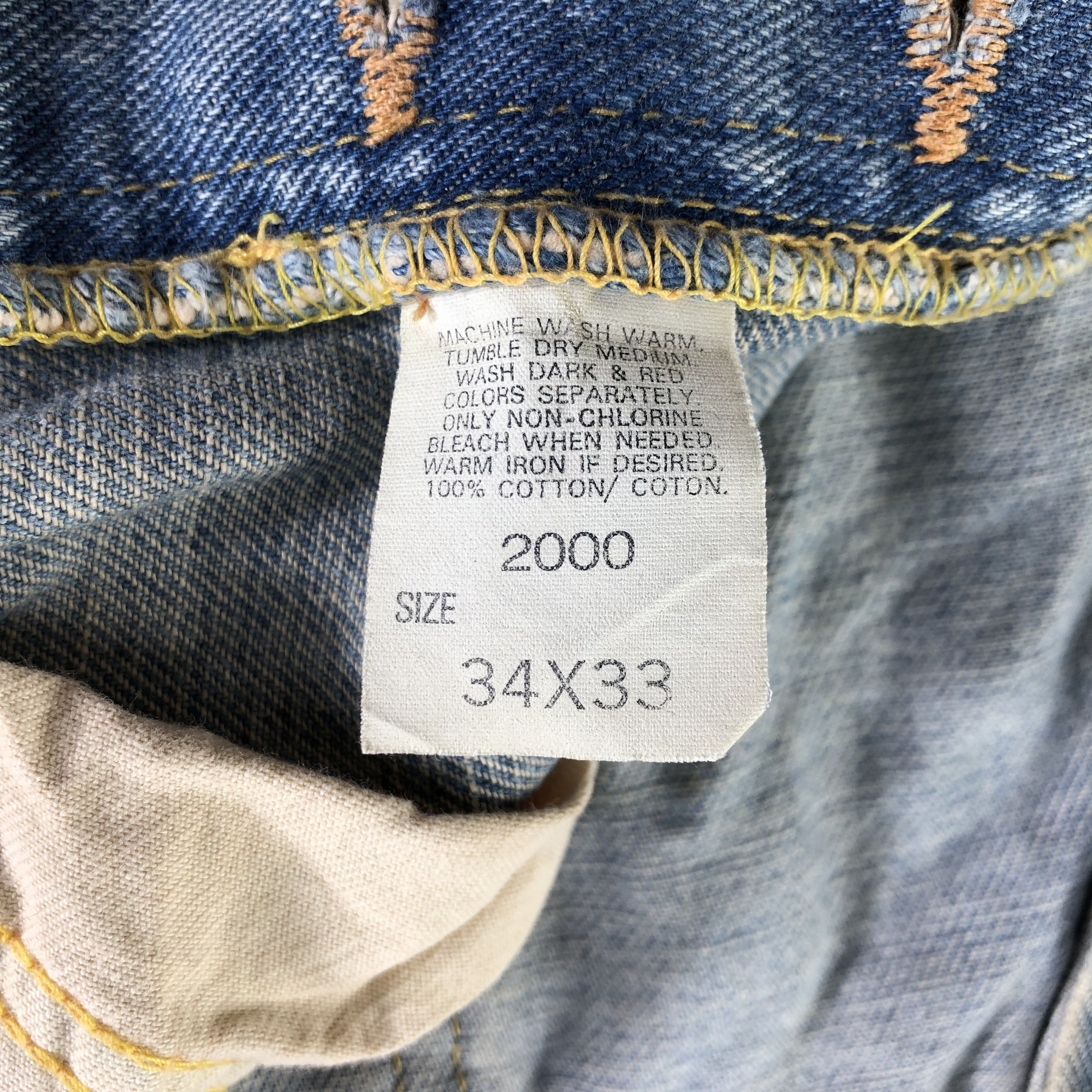 Lee Vintage Light Wash Lee Selvedge Jeans-JM3670 Size US 35 - 9 Thumbnail