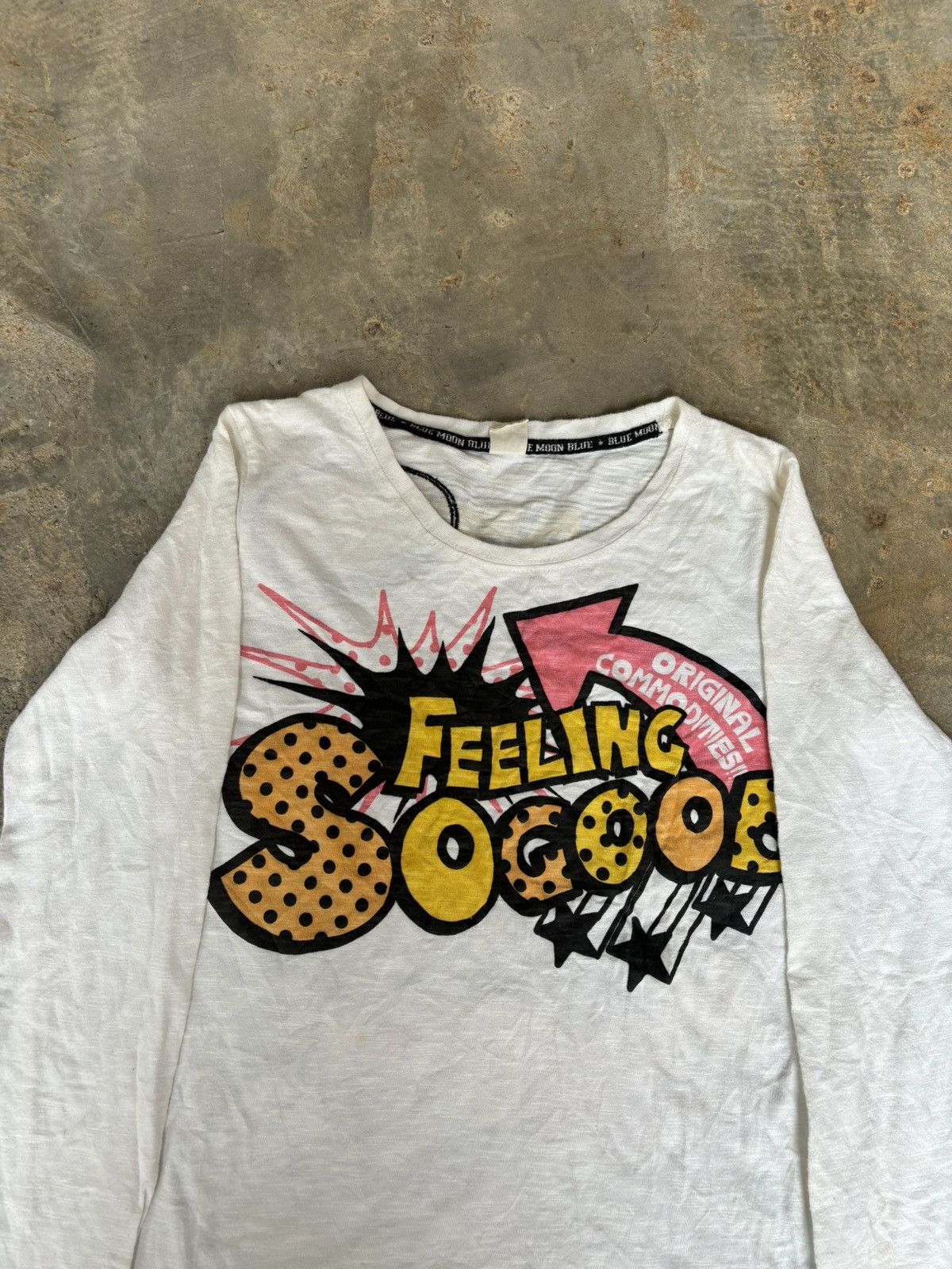 Hysteric Glamour Y2k Blue Moon Blue Feeling Sogood Longsleeve Size M / US 6-8 / IT 42-44 - 4 Thumbnail