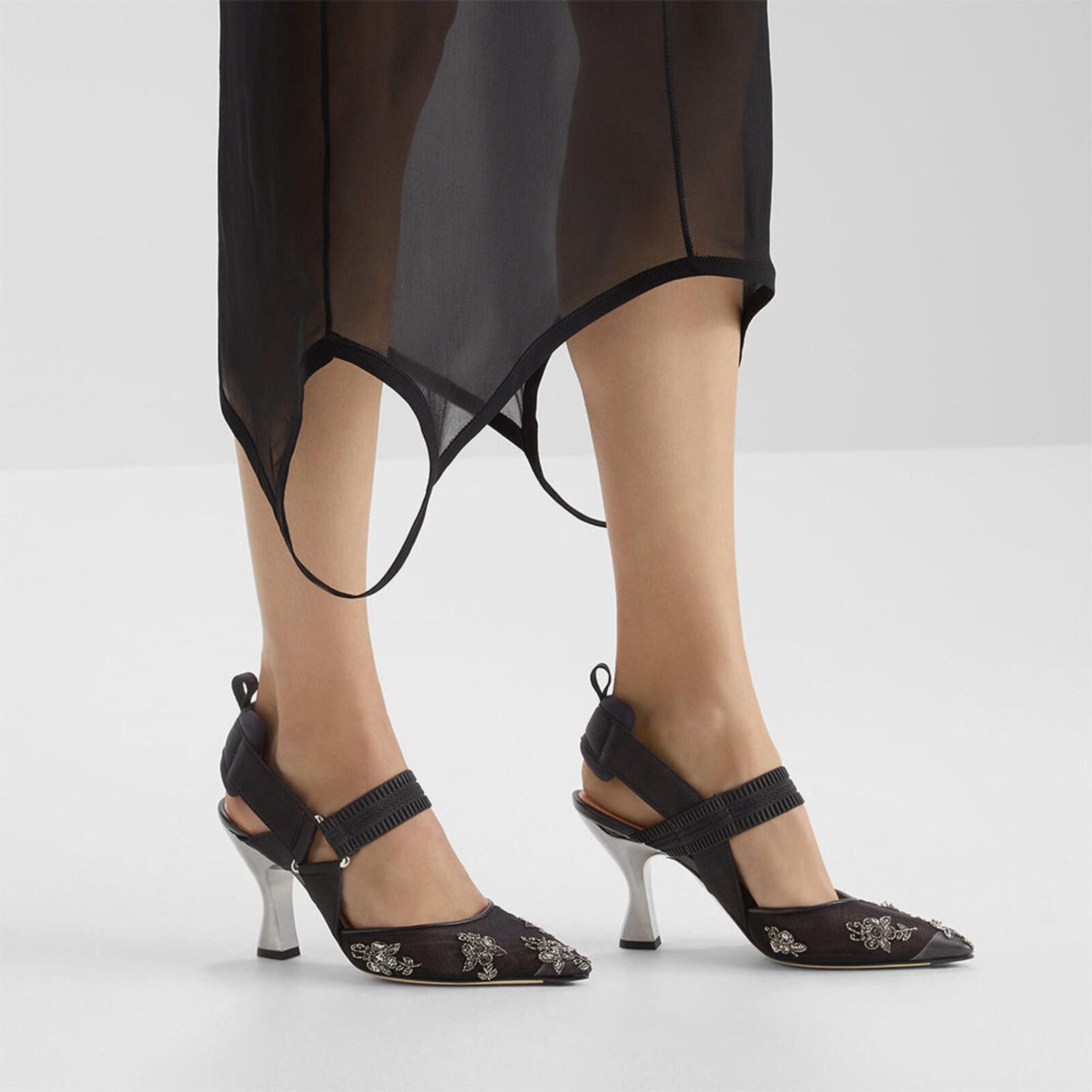 Fendi Fendi Colibri Mesh Pumps Size US 7.5 / IT 37.5 - 4 Thumbnail