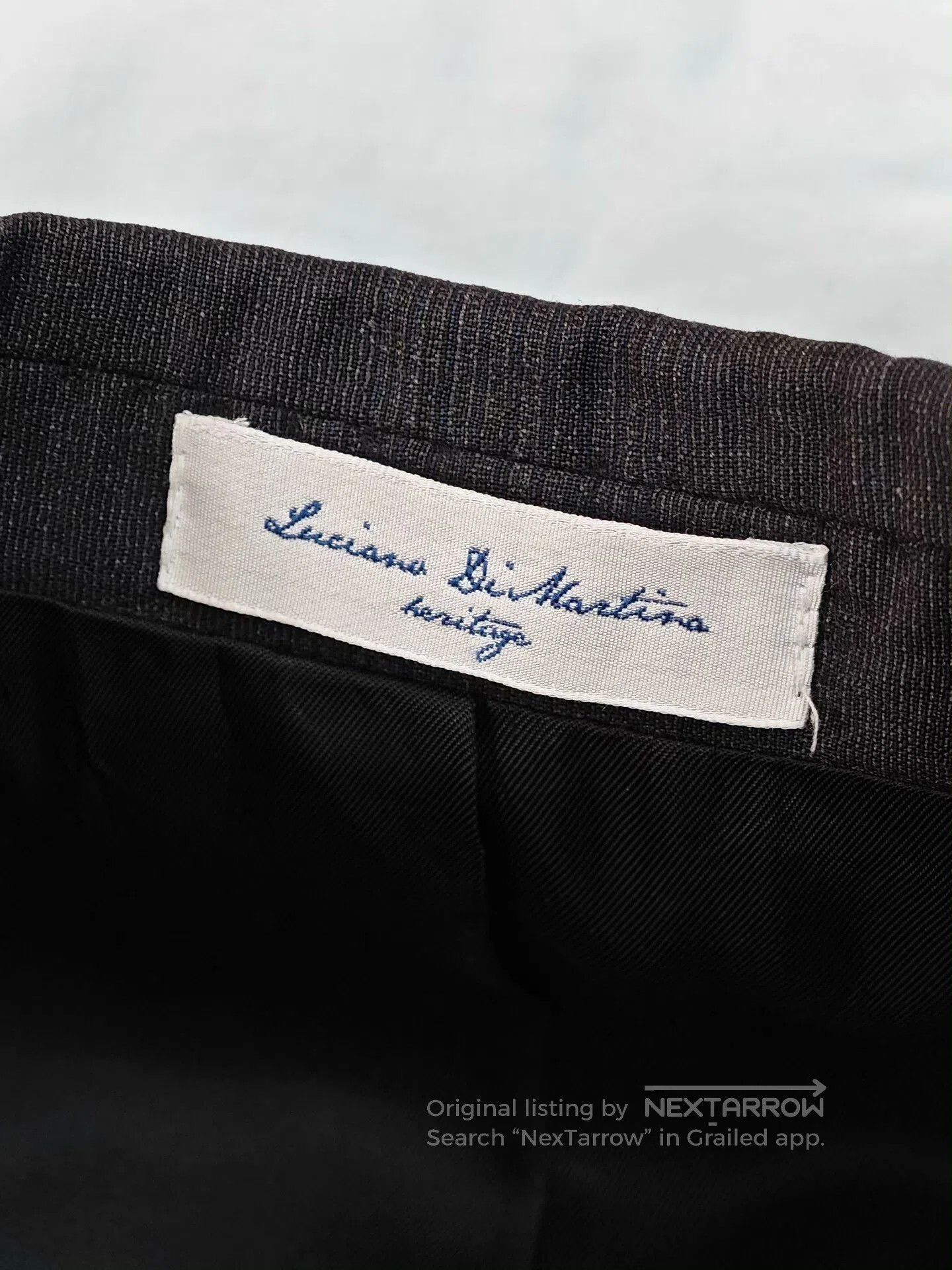 Orazio Luciano Italian Wool Half-Canvas Suit Jacket. Size US S / EU 44-46 / 1 - 8 Thumbnail