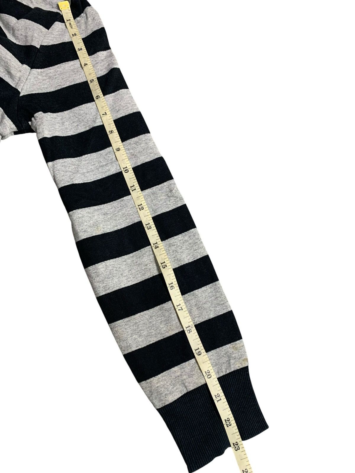 20471120 STRIPE UGIZ POEM FUR ZIP HOODIE IFSIX LGB HYSTERIC STYLE Size US M / EU 48-50 / 2 - 9 Thumbnail