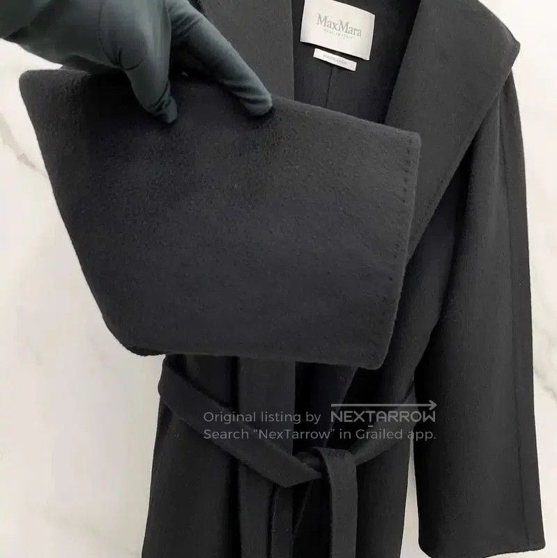 Other MaxMara Black Cashmere Mid-Length Coat . Size S / US 4 / IT 40 - 5 Thumbnail