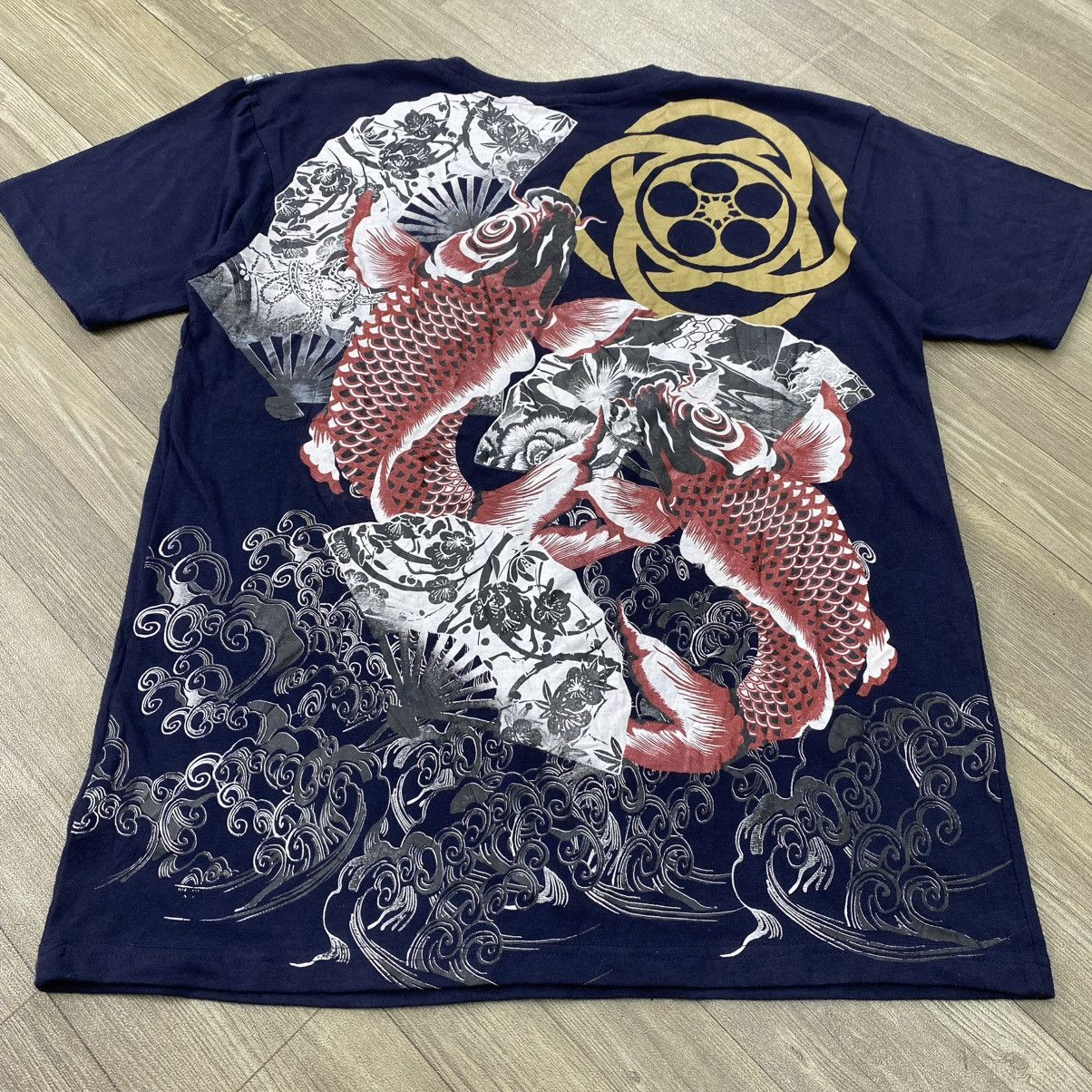 Bullet Noise 2000s Bullet Noise Koi Japanese Karakuri Tamashii Style Tee Size US L / EU 52-54 / 3 - 2 Thumbnail