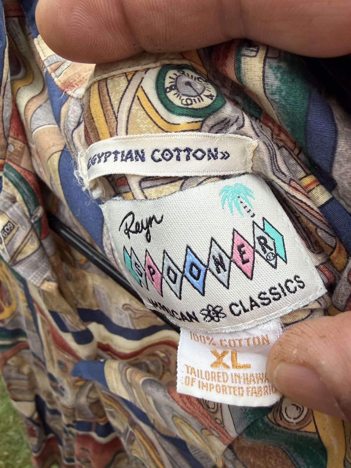 Reyn Spooner PreOwned Reyn Spooner Egyptian Cotton Hawaiian Men's XL Size US XL / EU 56 / 4 - 4 Thumbnail