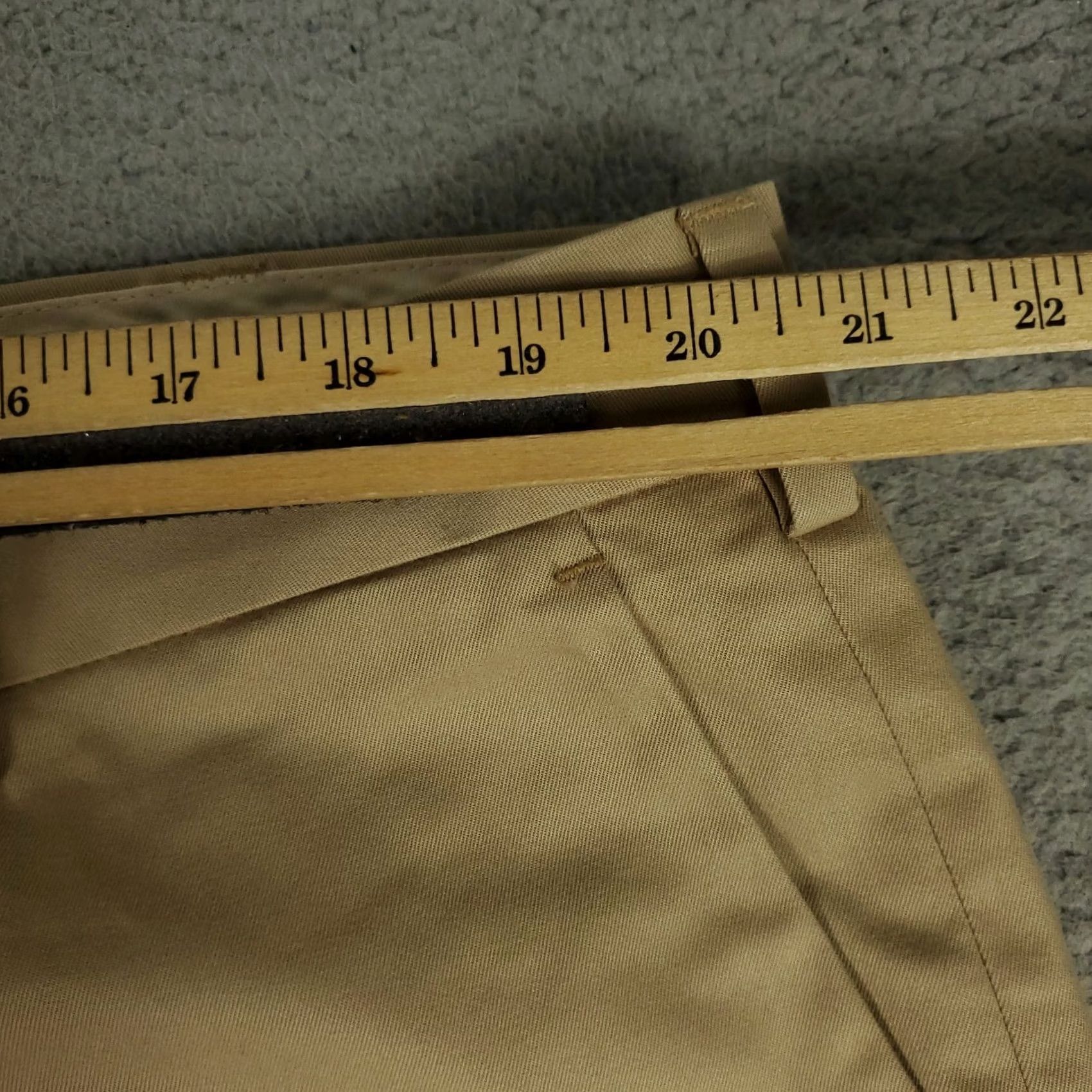 Brooks Brothers Brooks Brothers Pants Mens 42x30 Beige Regular Flat Front Chino Trousers Size US 42 / EU 58 - 4 Thumbnail