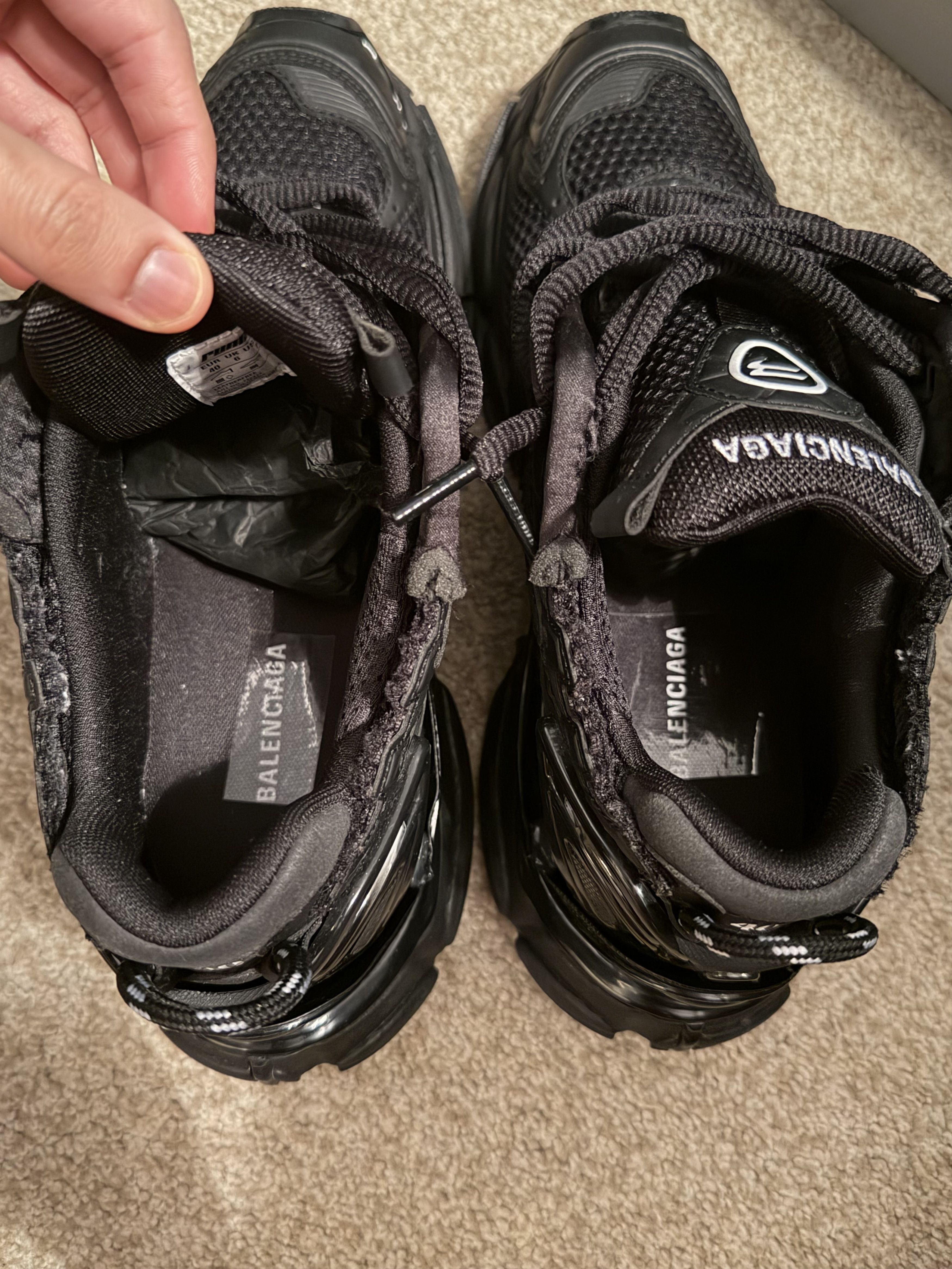 Balenciaga Balenciaga Runners Matte Black Size US 7.5 / EU 40-41 - 6 Thumbnail