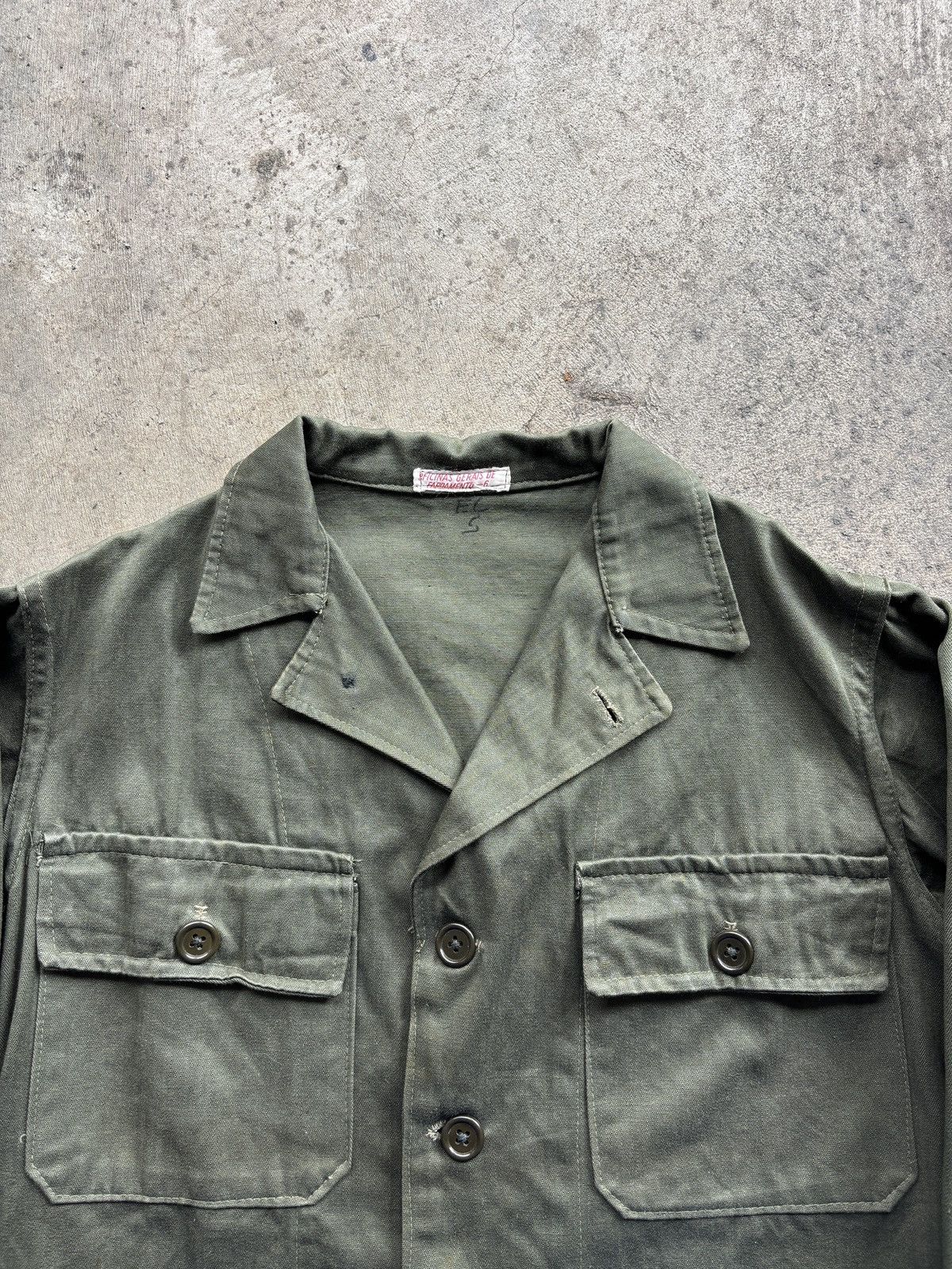 Other Vintage 60s-70s Portuguese Military Button Up Size US S / EU 44-46 / 1 - 2 Thumbnail