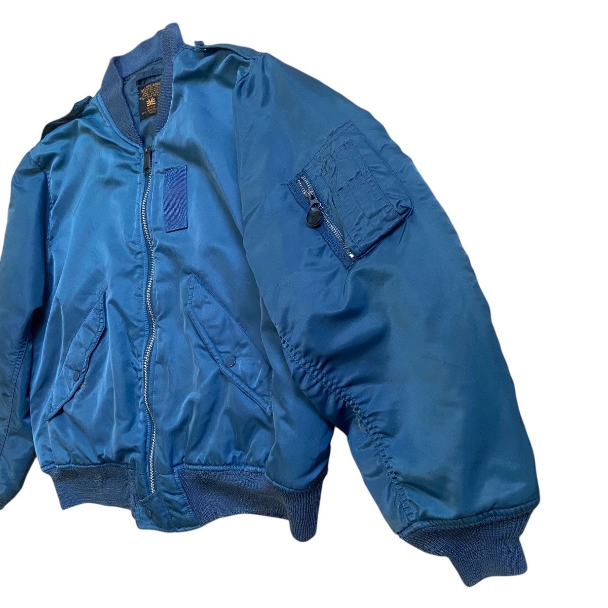 Vintage 🔥 VTG PHANTOM MA 1 MILITARY BOXY BOMBER JACKET Size US L / EU 52-54 / 3 - 5 Thumbnail