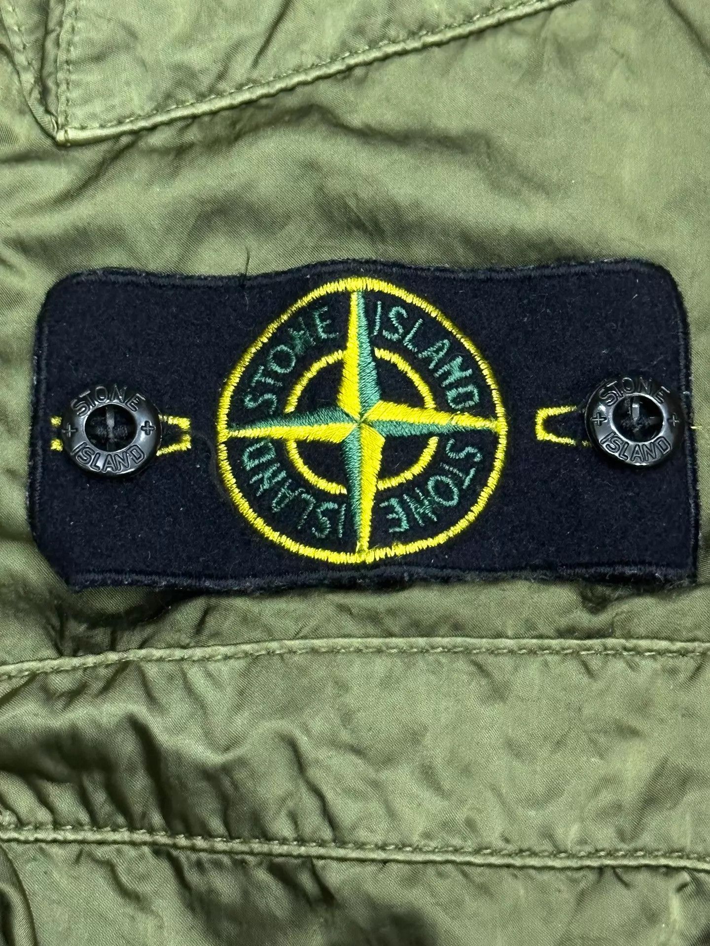 Stone Island Stone Island 21ss Liquid Metal Nylon Green M Tactical Vest Size US M / EU 48-50 / 2 - 7 Thumbnail