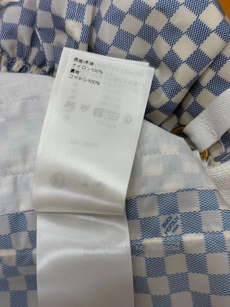 Louis Vuitton Louis Vuitton Blue White Check Shorts. Size US 34 / EU 50 - 7 Thumbnail
