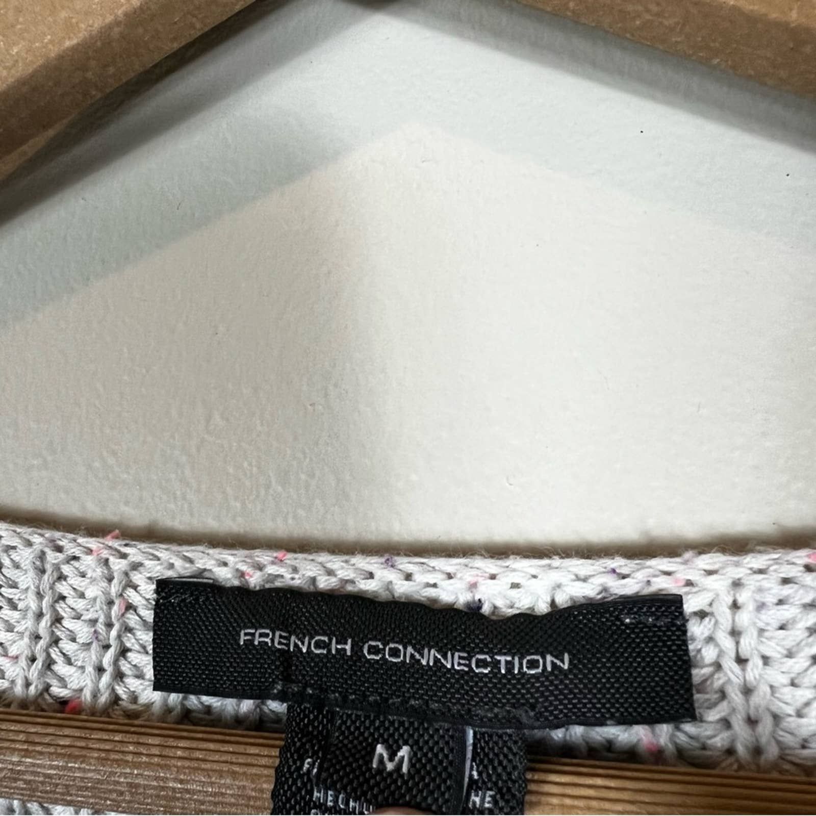 French Connection French Connection Flecked Cream Millie Mozart Sweater Size M / US 6-8 / IT 42-44 - 6 Thumbnail