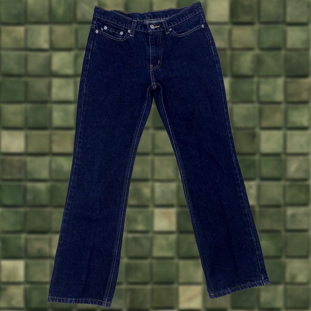 Ralph Lauren VINTAGE Ralph Lauren 67 Bootcut Jeans Womens 4x29-12867 Dark Wash Denim 90s Y2K Size 27" / US 4 / IT 40 - 1 Thumbnail