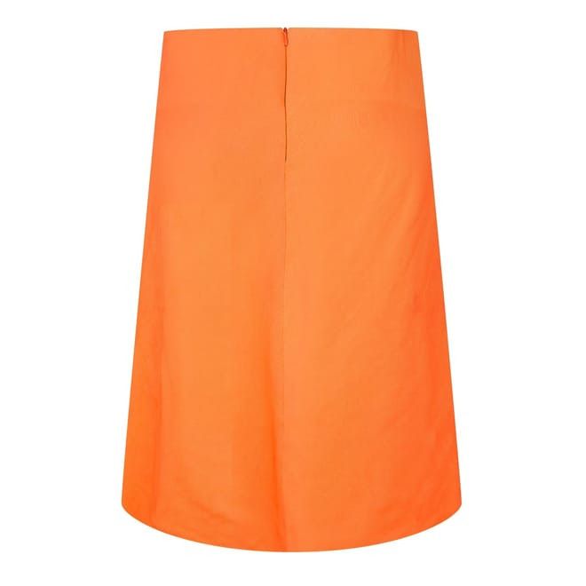 Japanese Brand Bottega Veneta Bv Skirt in Orange Size 32" / US 10 / IT 46 - 2 Thumbnail