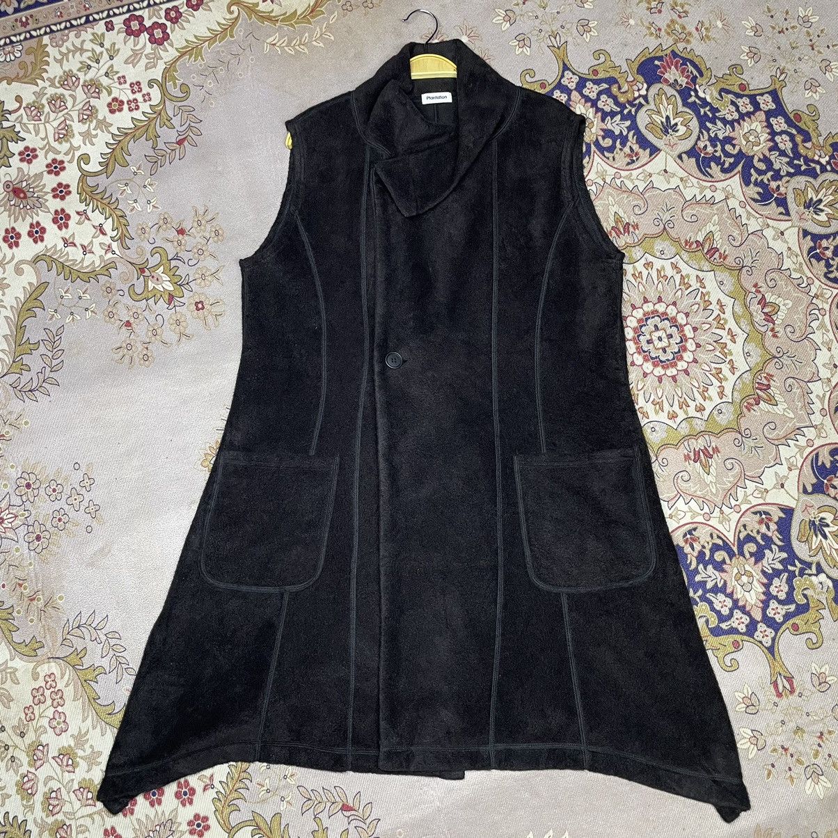 Issey Miyake A28 Issey Miyake Plantation Fleece long sleeveless jacket Size US M / EU 48-50 / 2 - 3 Thumbnail