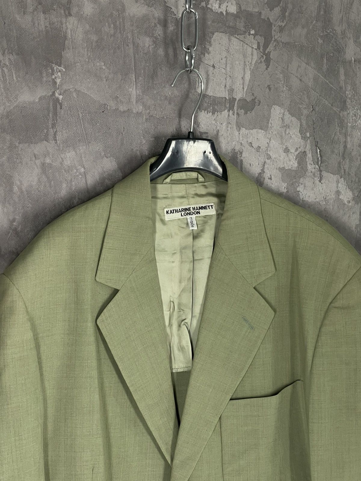 Katharine Hamnett London Katharine Hamnett London Luxury Wool Blazer Size US L / EU 52-54 / 3 - 7 Thumbnail
