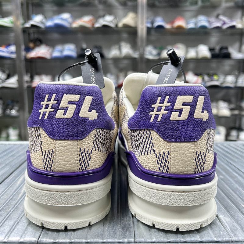 Louis Vuitton Louis Vuitton Trainer Low Sneakers in Purple -2508 Size US 8 / EU 41 - 3 Thumbnail