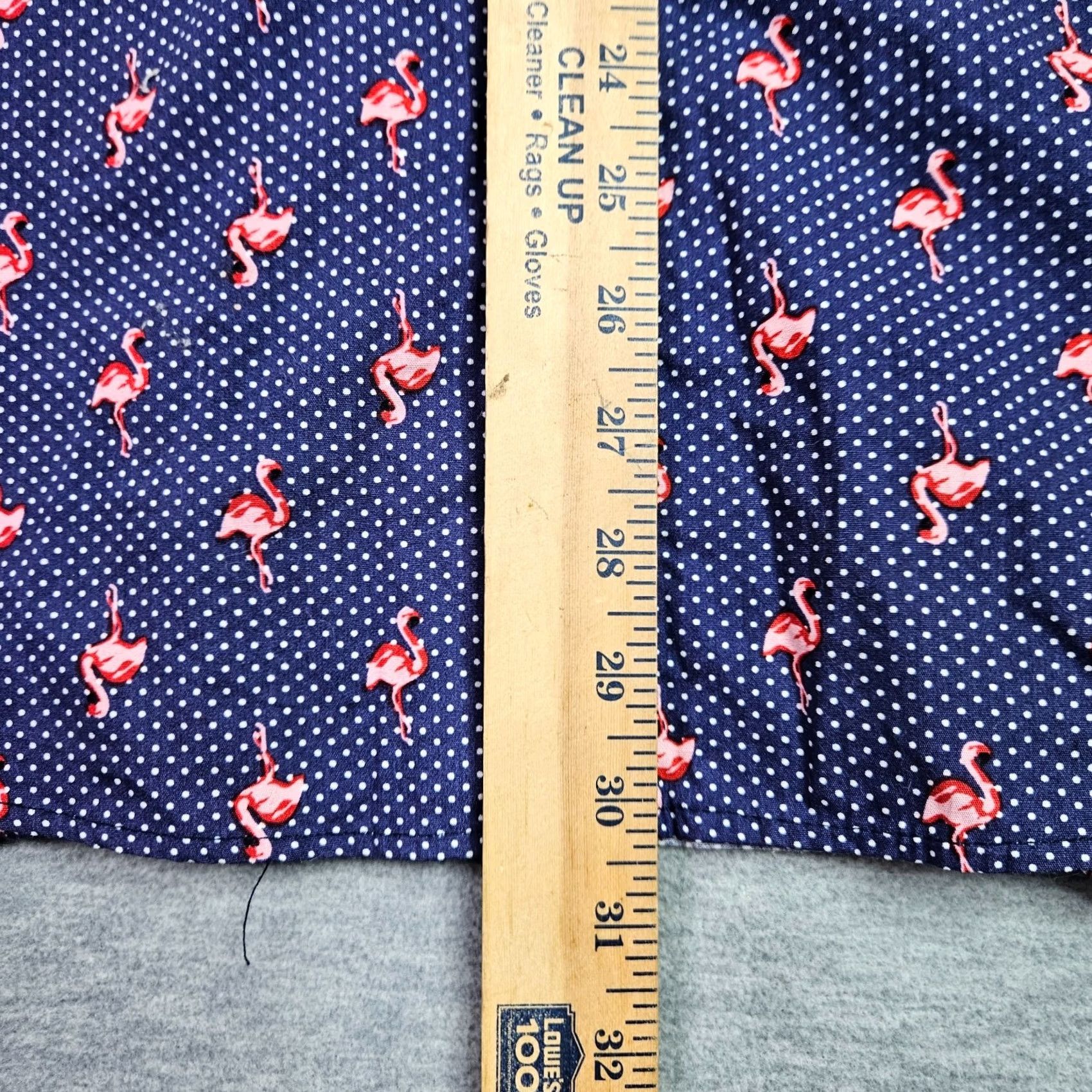 CO Molokai Surf Co Flamingo Shirt XL Blue Short Sleeve Button Up Tropical Print Shirt Men Regular Fit Size US XL / EU 56 / 4 - 6 Thumbnail