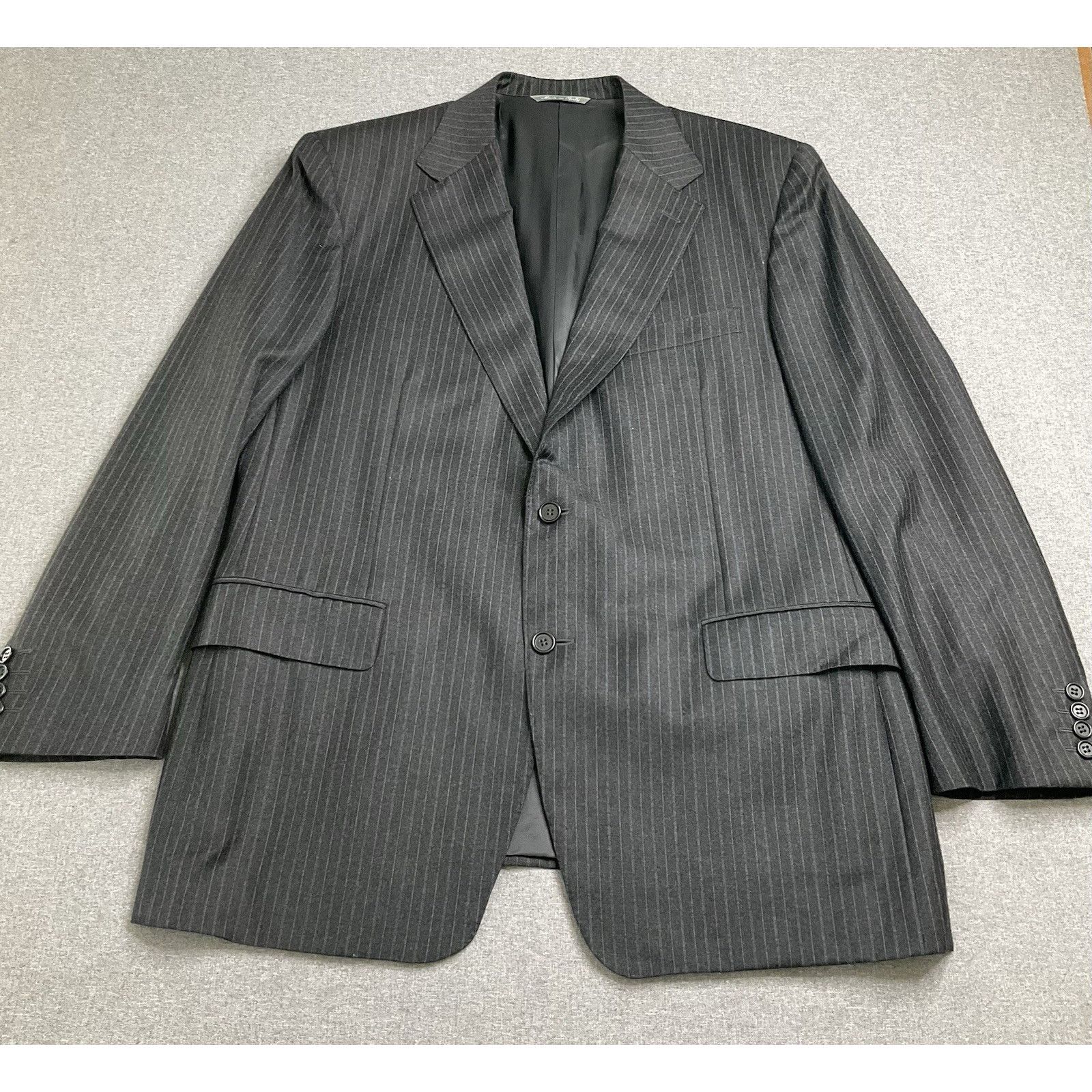 Canali Canali Italy Black suit -AL13290/38 Size IT 54 / US 44R Size 44R - 11 Thumbnail