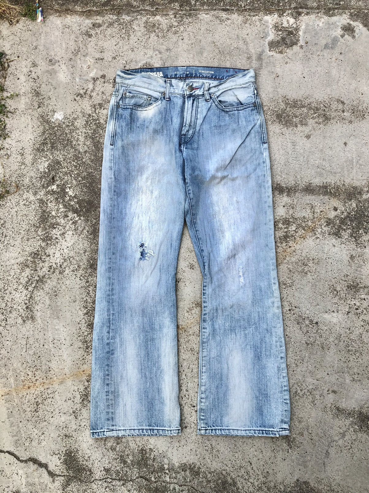 Hypebeast BOOTCUT FLARED EXPRESS JEANS Size US 33 - 1 Thumbnail