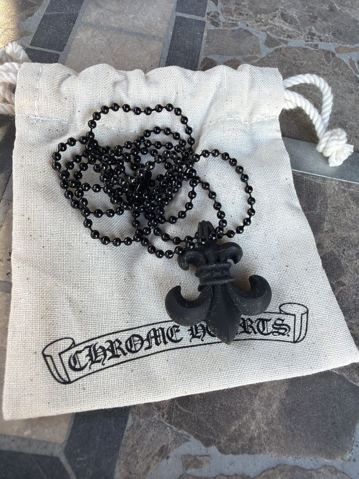 Chrome Hearts Chrome hearts bs fleur black Size ONE SIZE - 1 Preview