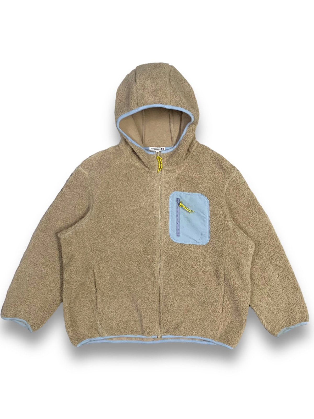 JW Anderson × Uniqlo Vintage JW Anderson x Uniqlo Retro X Deep Pile Fleece Jacket Size US L / EU 52-54 / 3 - 1 Thumbnail