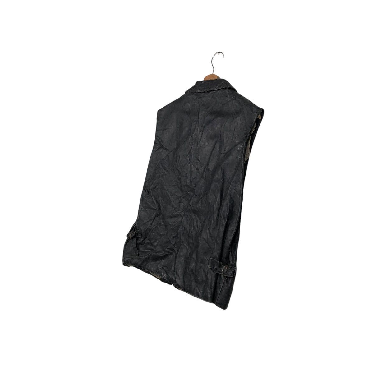 Genuine Leather 🔥VINTAGE 60’s BIKER VEST GENUINE LEATHER ZIMMERSPITZ WORKER Size US M / EU 48-50 / 2 - 12 Thumbnail