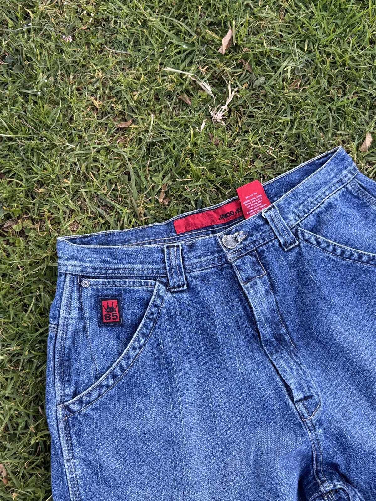 JNCO JNCO Wide Leg Baggy Carpenter Blue Jeans Size US 32 / EU 48 - 9 Thumbnail