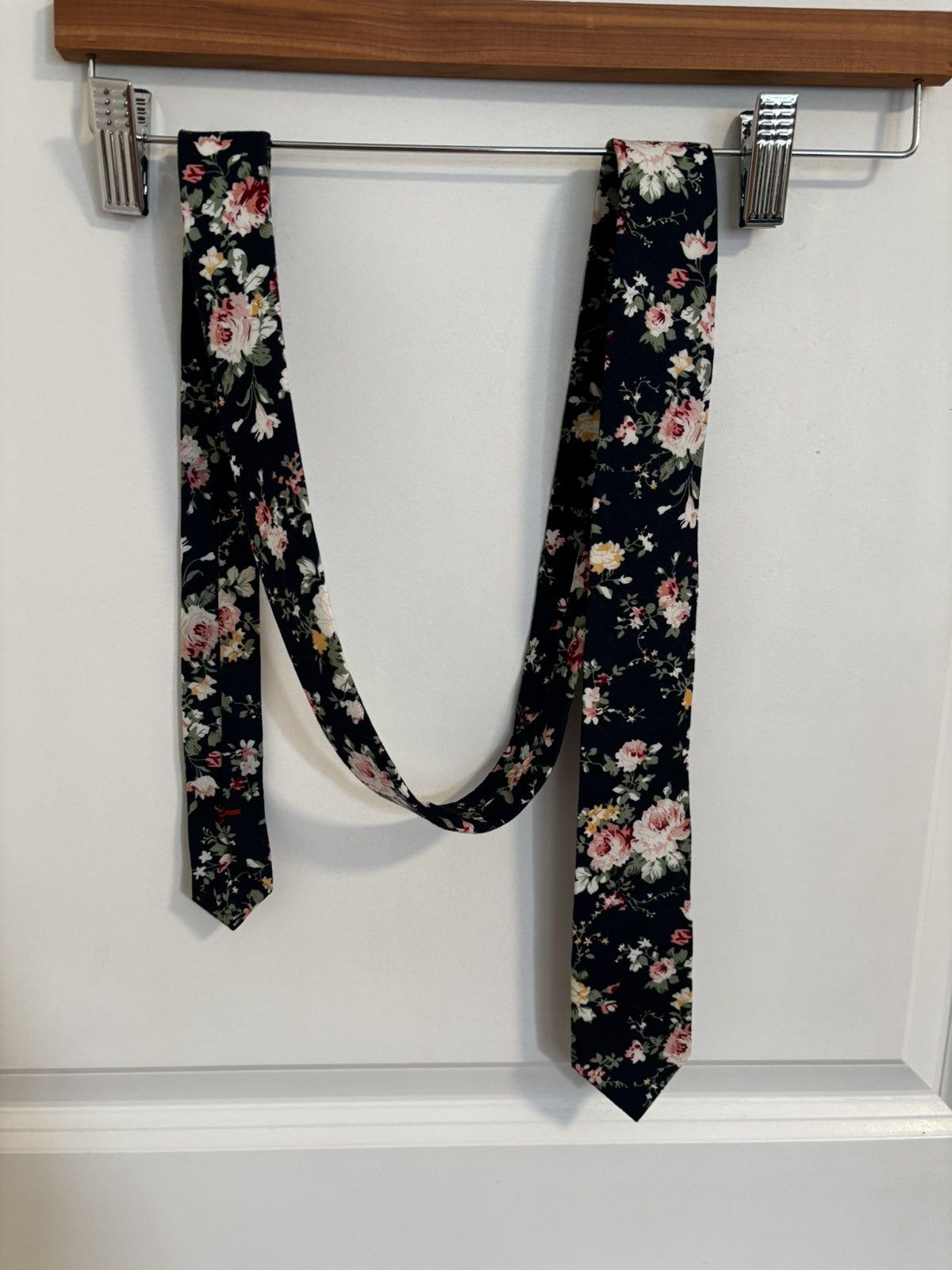 Other Cotton Flower Print Tie Size ONE SIZE - 1 Thumbnail