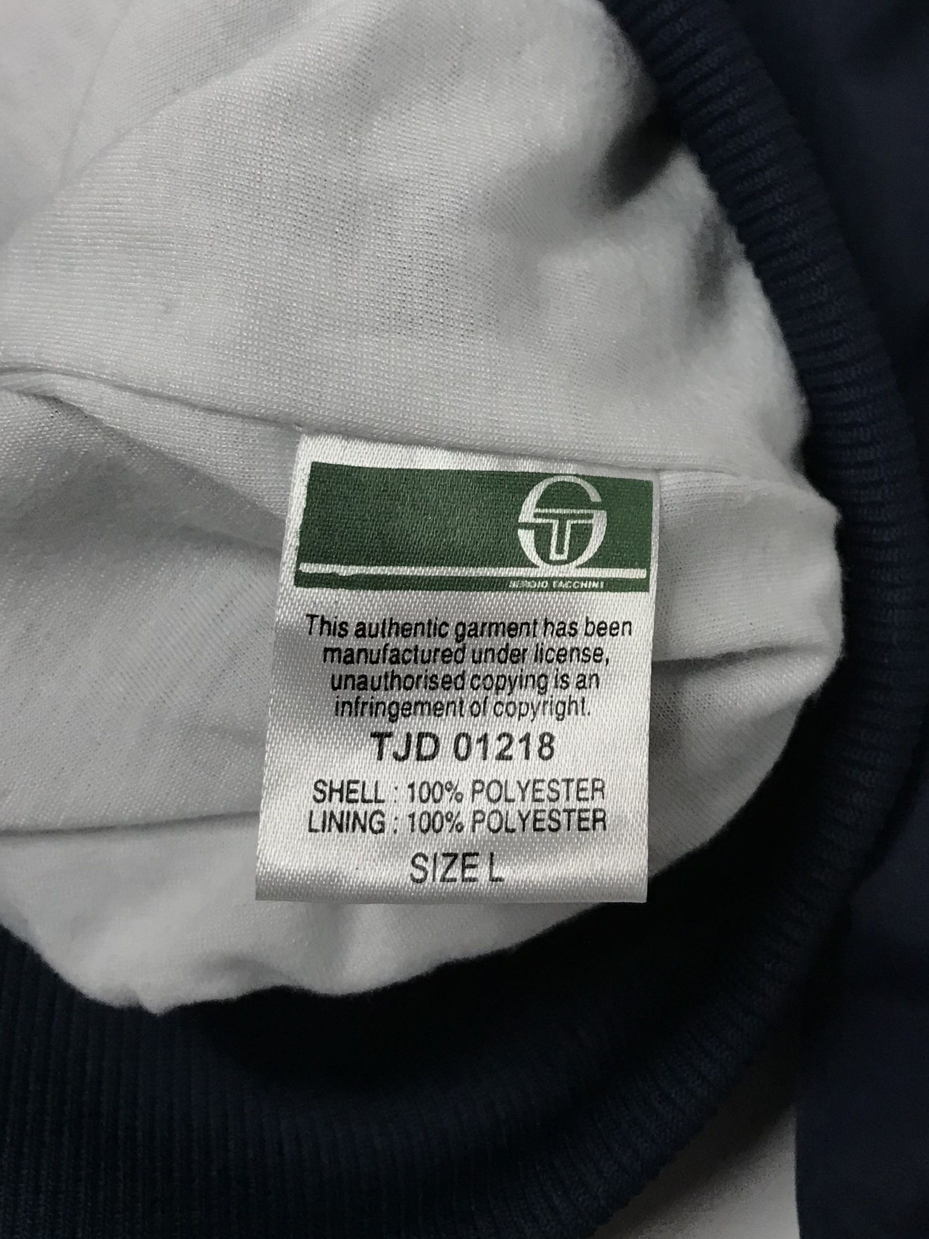 Sergio Tacchini Sergio Tacchini Zip Jacket Retro Y2K Mens Sz L Size US L / EU 52-54 / 3 - 8 Thumbnail