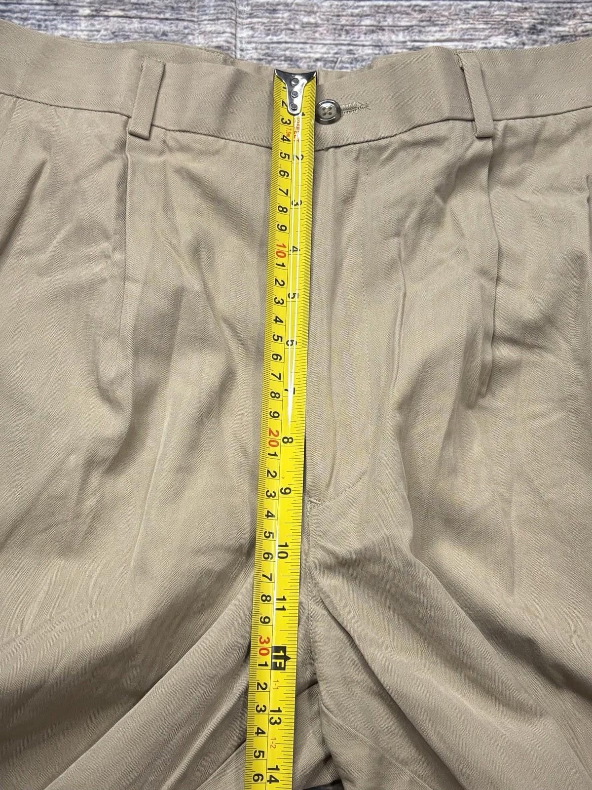 Other Daniel Gray Golf Pants Mens 36x35 Silk Cotton Beige Pleated Size US 36 / EU 52 - 10 Thumbnail