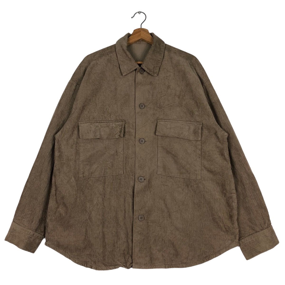 Japanese Brand 🔥90’s Vtg Chore Corduroy Work Jacket GU Japan Issey Miyake Size US L / EU 52-54 / 3 - 1 Thumbnail